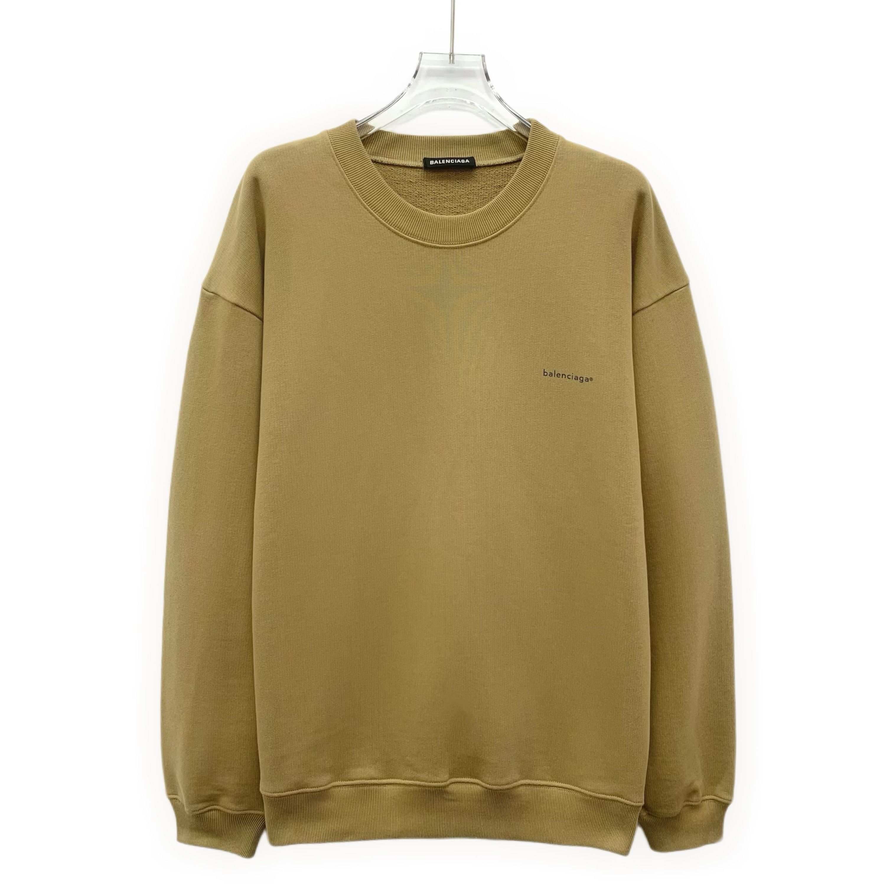 Balenciaga Balenciaga Logo Print Sweatshirt Brown (M) Size US M / EU 48-50 / 2 - 1 Thumbnail