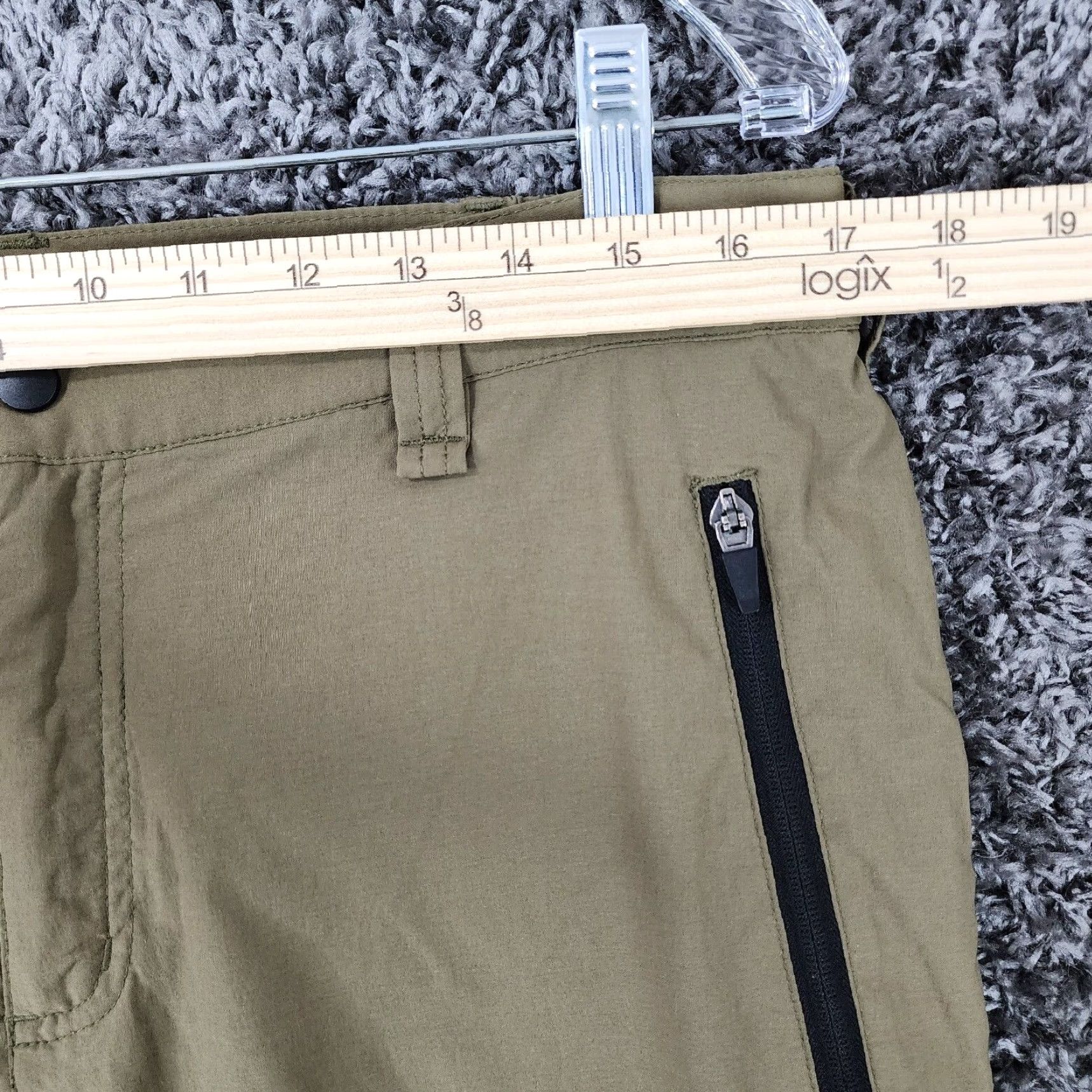 Vintage Wilderness Technology Mens Outdoor Hiking Pants Green Size Large Straight Leg Size US 33 - 4 Thumbnail