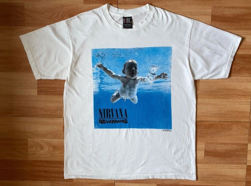 Vintage NIRVANA CURT KOBAIN 1992 NEVERMIND GIANT SHIRT SIZE XL Size US XL / EU 56 / 4 - 1 Thumbnail