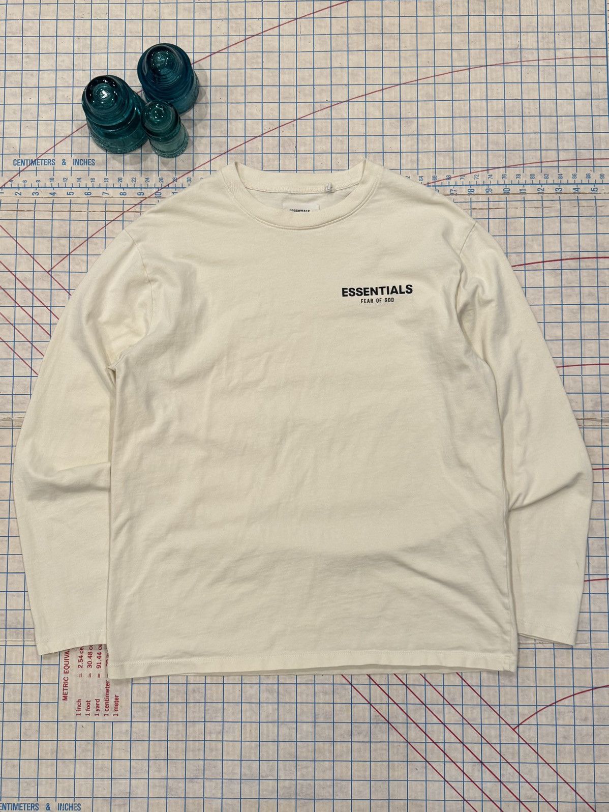 Essentials Essentials Fear Of God Long Sleeve Tan / Cream Colour Small Size US S / EU 44-46 / 1 - 1 Thumbnail