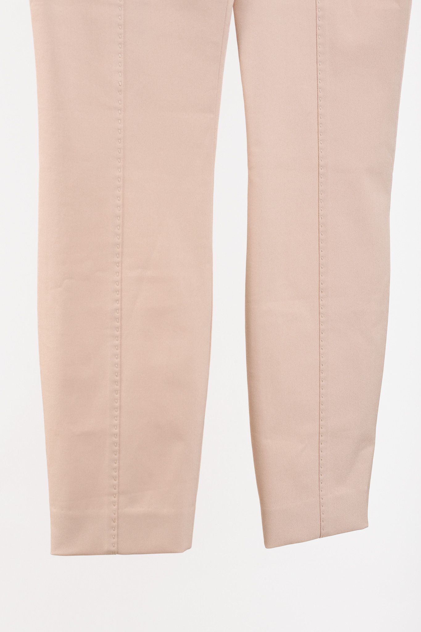 The Row The Row Nude Stretch Twill Topstitched Pants Size 25" / US 0 / IT 36 - 6 Thumbnail