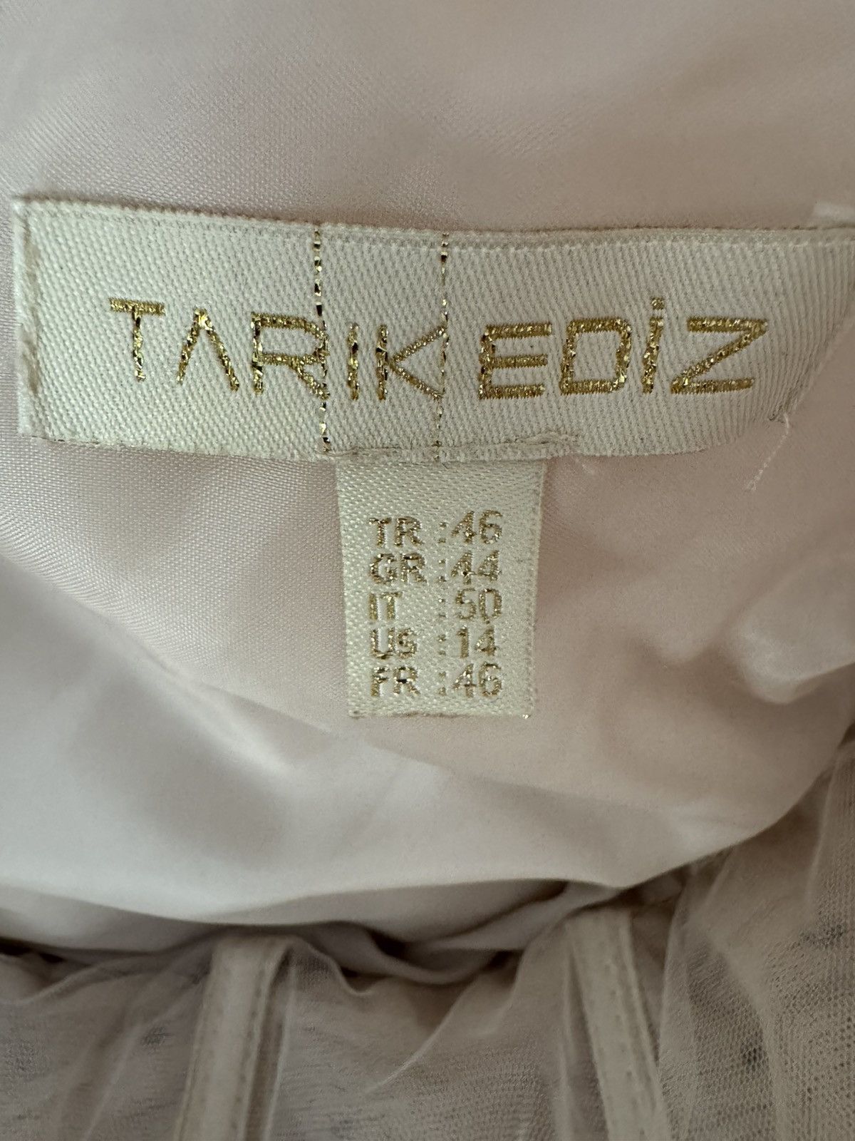Other Tarik Ediz “Edmon” Crystal Cape Gown –size 14 Size XL / US 12-14 / IT 48-50 - 2 Thumbnail