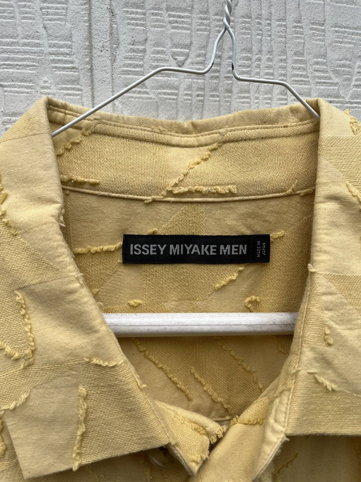 Issey Miyake Jacquard Patchwork Shirt Size US L / EU 52-54 / 3 - 5 Thumbnail