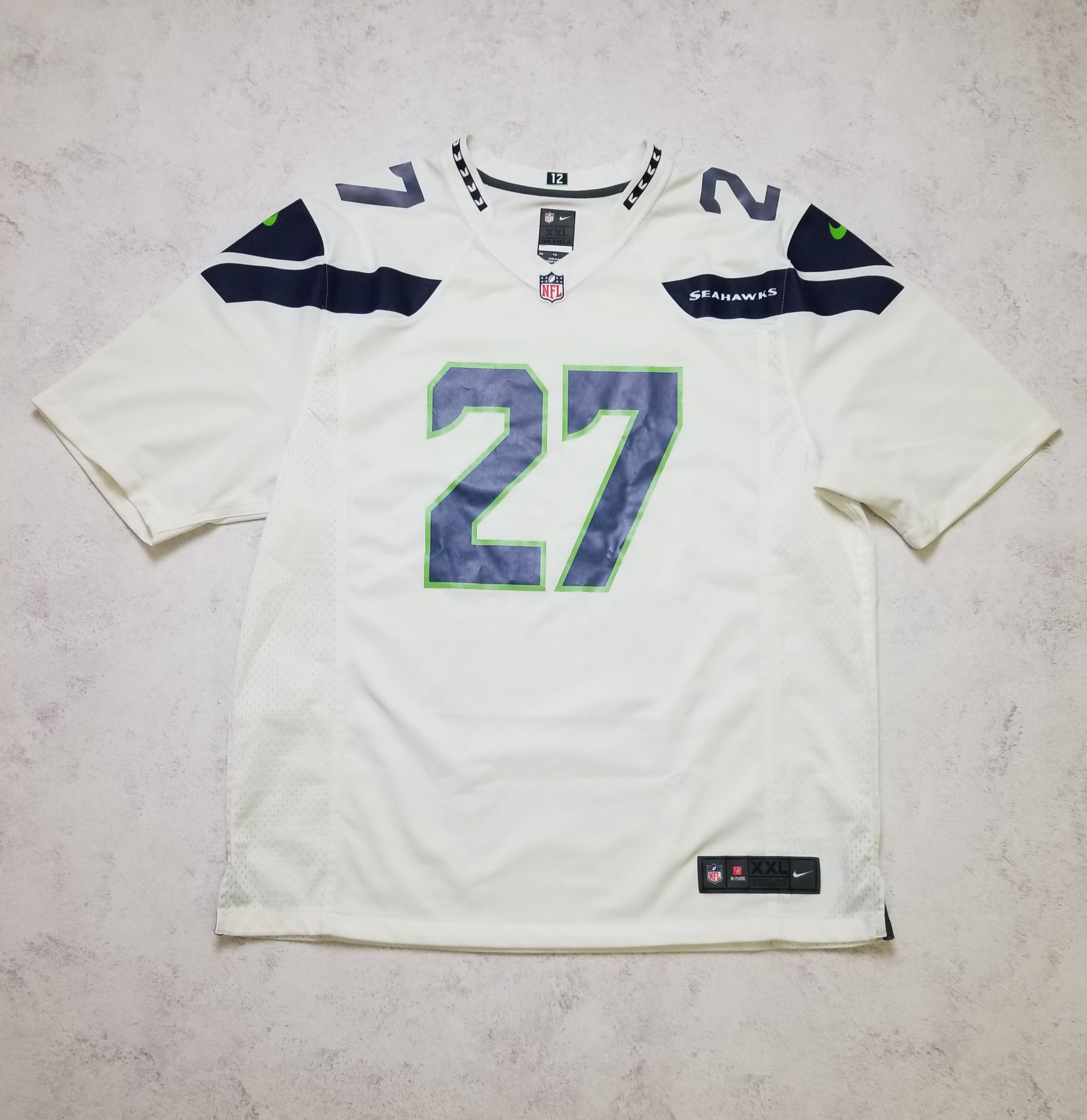 Nike Nike Seattle Seahawks # 27 Subat NFL Jersey Size US XXL / EU 58 / 5 - 1 Thumbnail