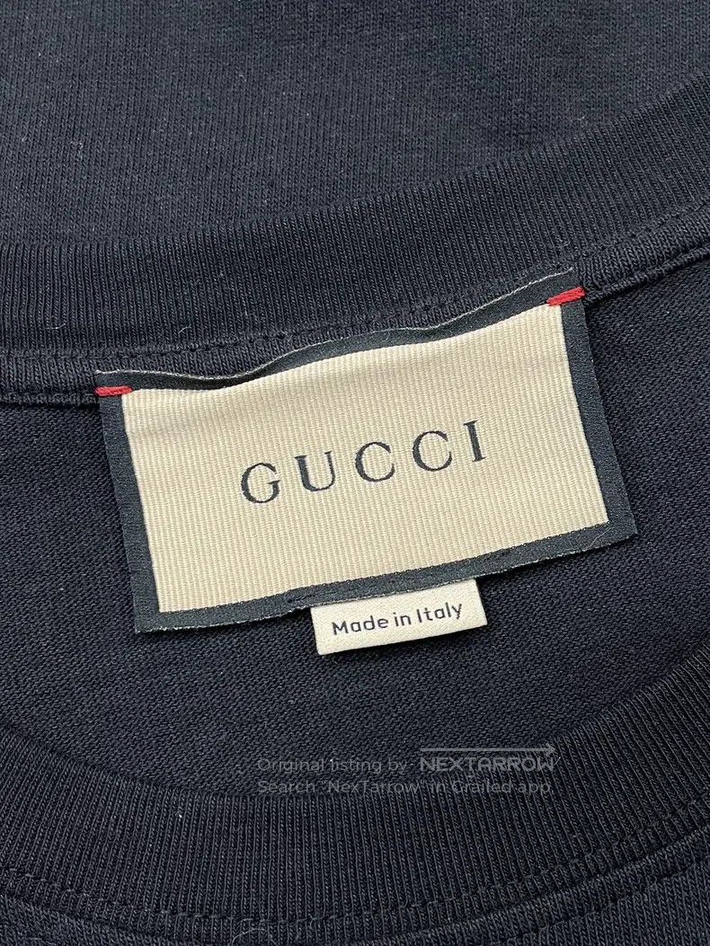Gucci Gucci Black cat letter logo rhinestone short-sleeved T-shi Size XS / US 0-2 / IT 36-38 - 4 Thumbnail