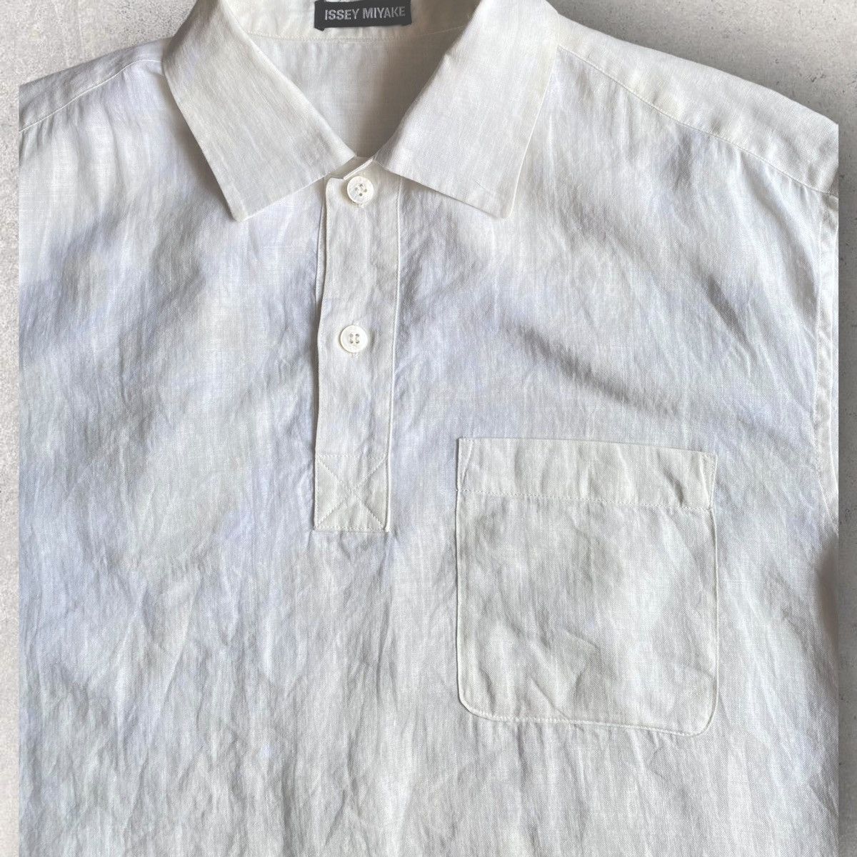 Issey Miyake Vintage SS94 Pullover Hemp Oversize Shirt Size US M / EU 48-50 / 2 - 1 Thumbnail