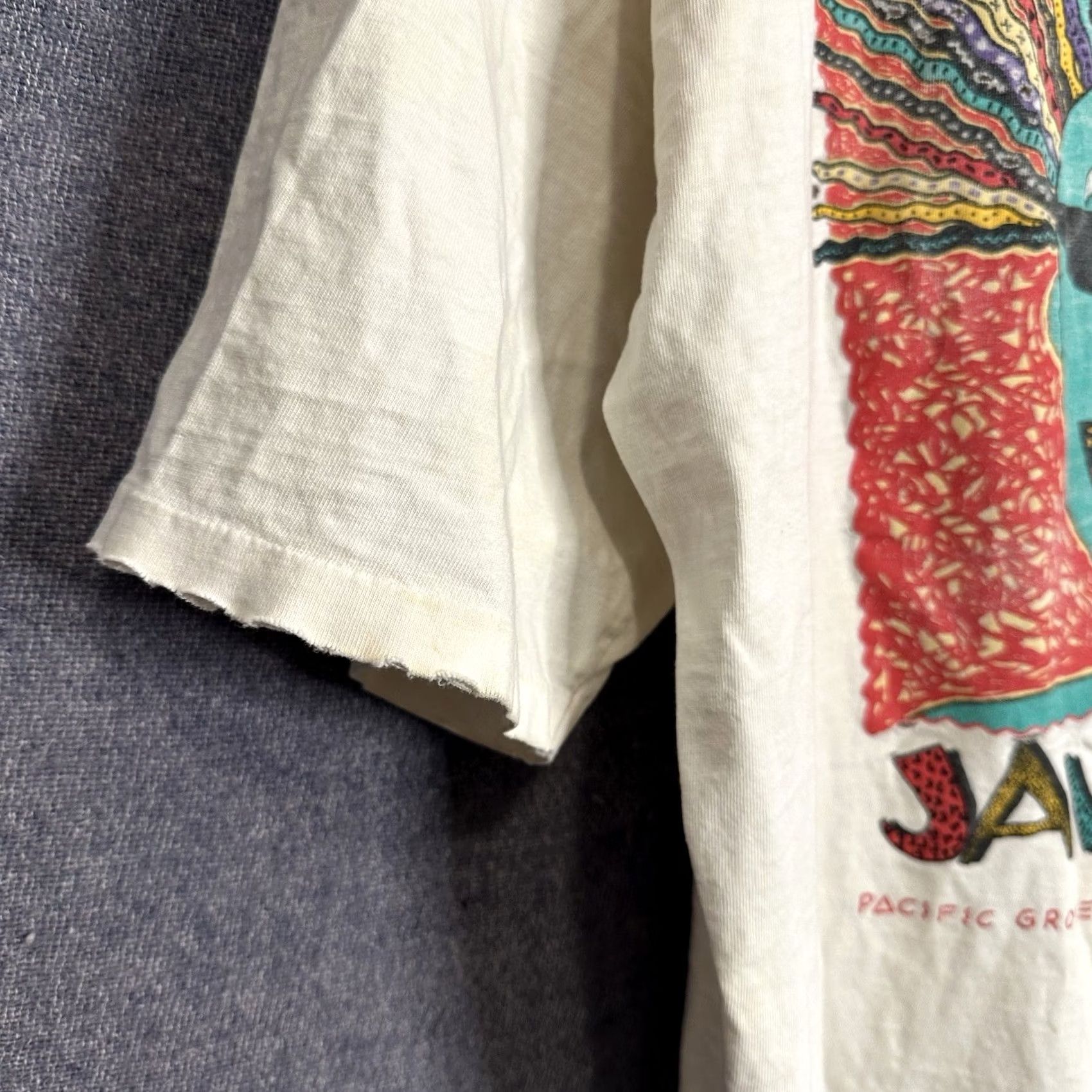 Thrasher VINTAGE 1990S Java Jive Muscle Beach Distressed T Shirt XL White Nike Shirt? Size US XL / EU 56 / 4 - 4 Thumbnail
