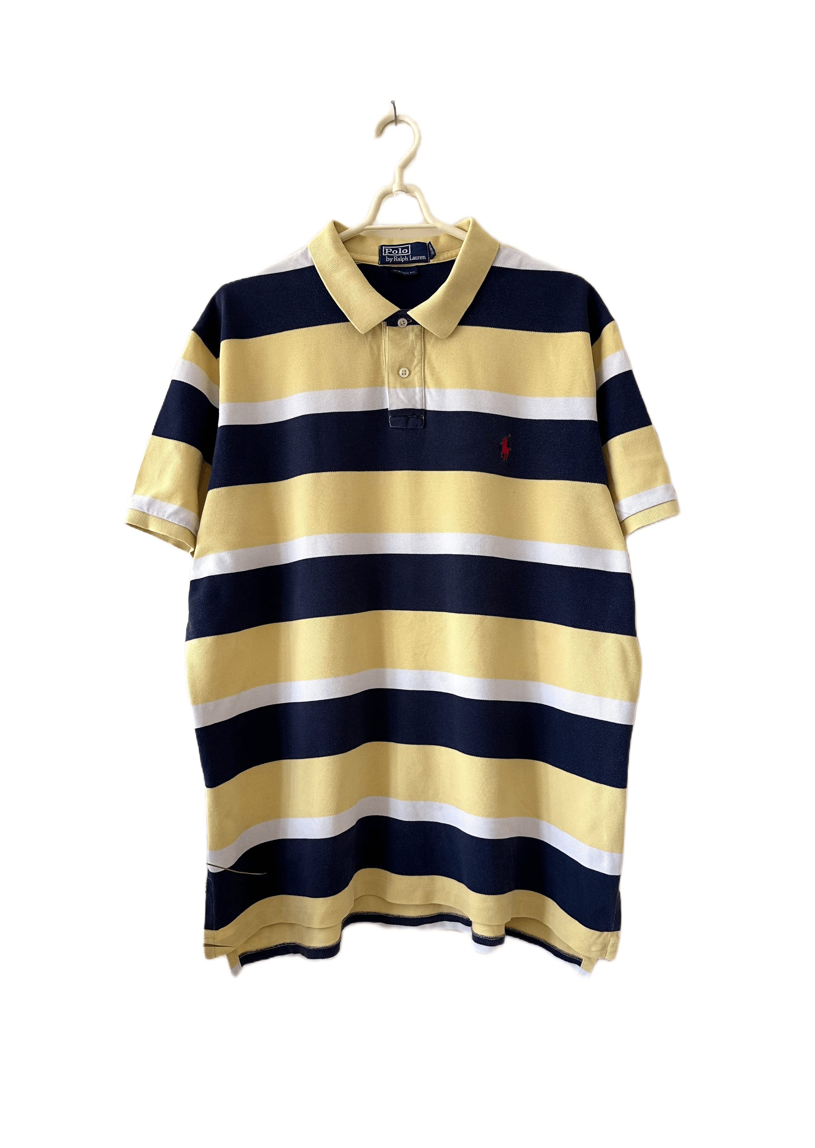 Polo Ralph Lauren × Vintage Vintage Polo Ralph Lauren Rugby striped 90s Size US XXL / EU 58 / 5 - 2 Thumbnail