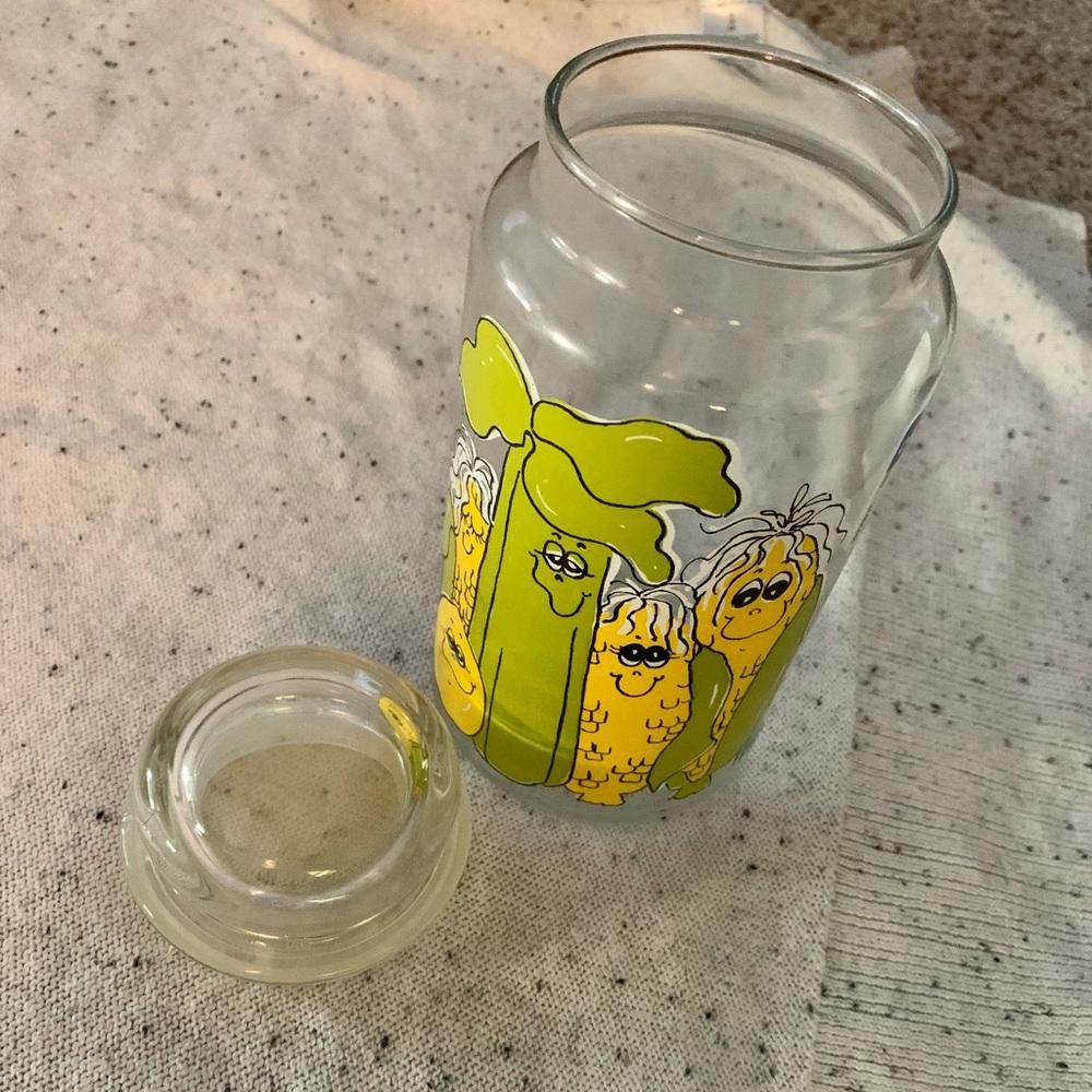 Designer Vintage Hildi Nancy Canister Jar Glass Celery Corn Size ONE SIZE - 2 Thumbnail