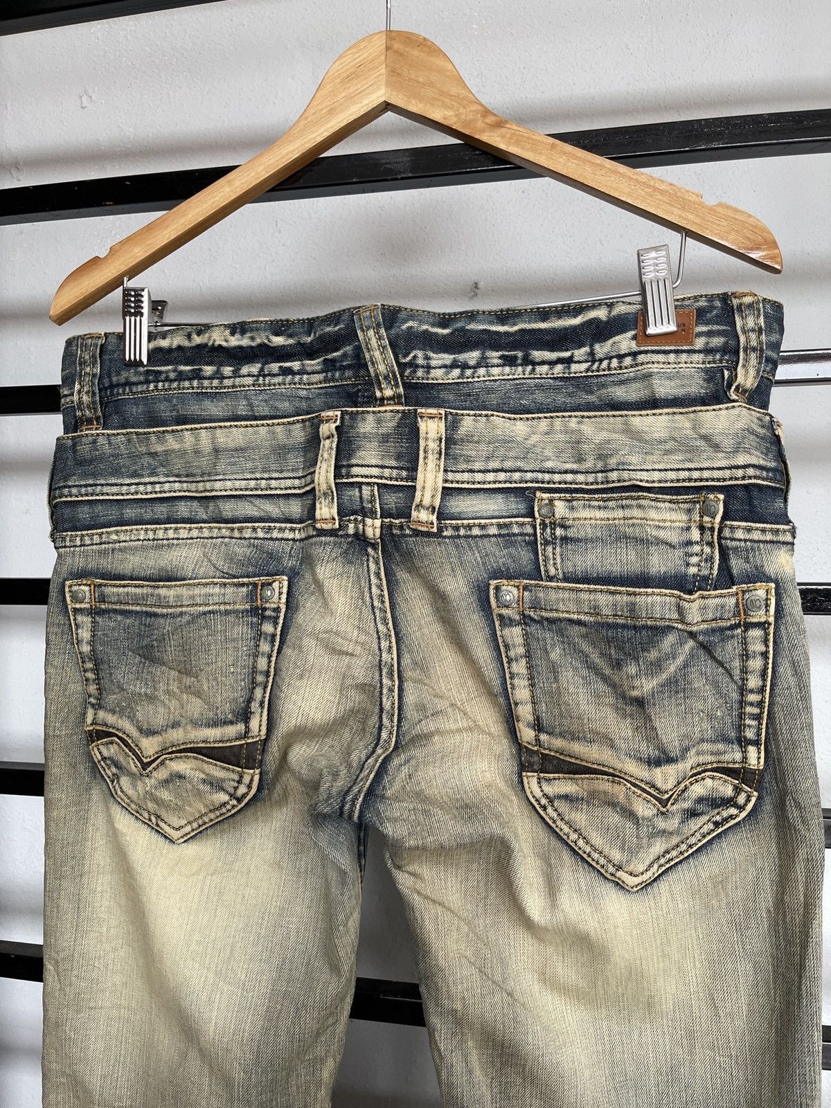undefined mudwash lolita jeans double waist