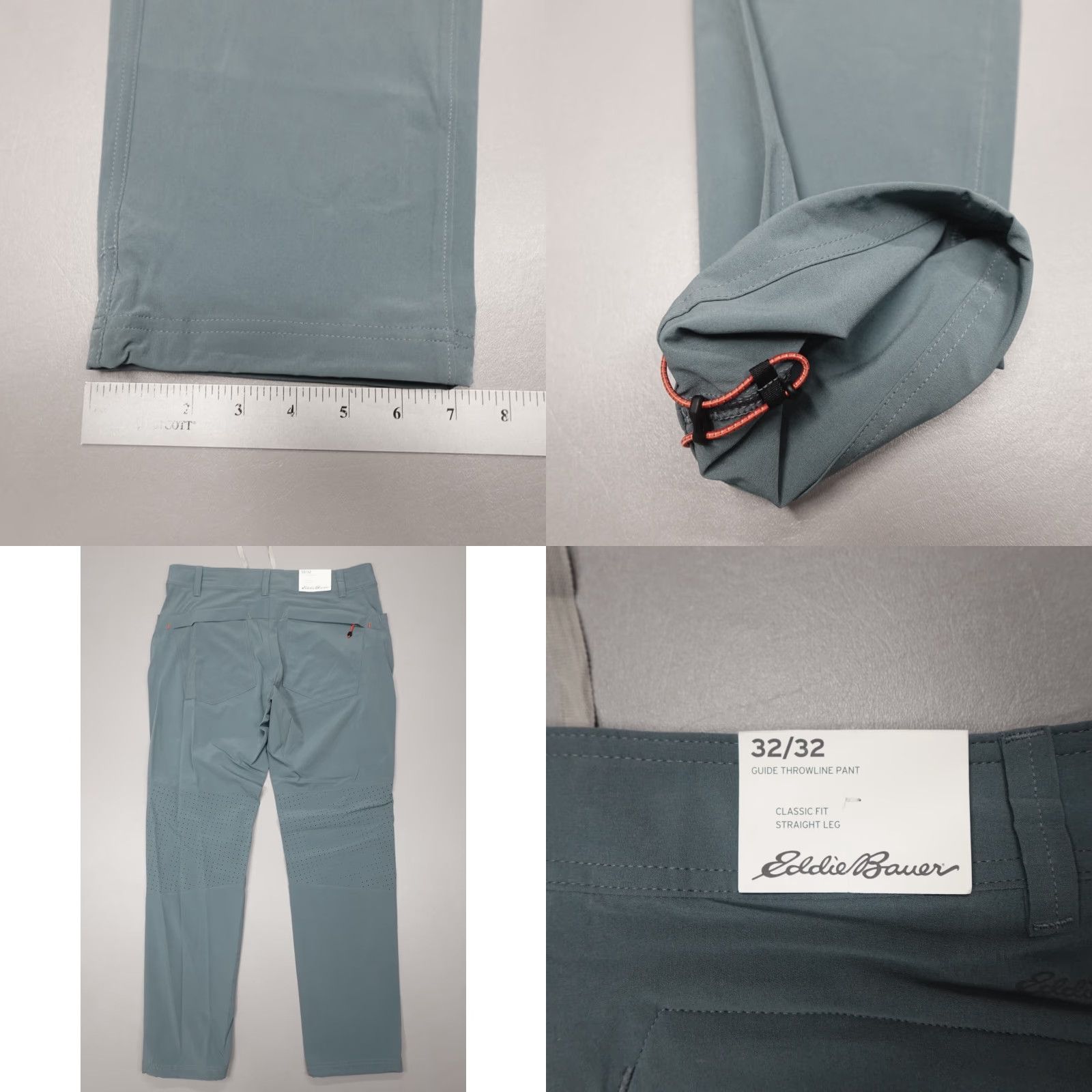 Eddie Bauer Eddie Bauer Guide Throwline Pants Lightweight Hiking Graphite 32x32 Size US 34 / EU 50 - 8 Thumbnail