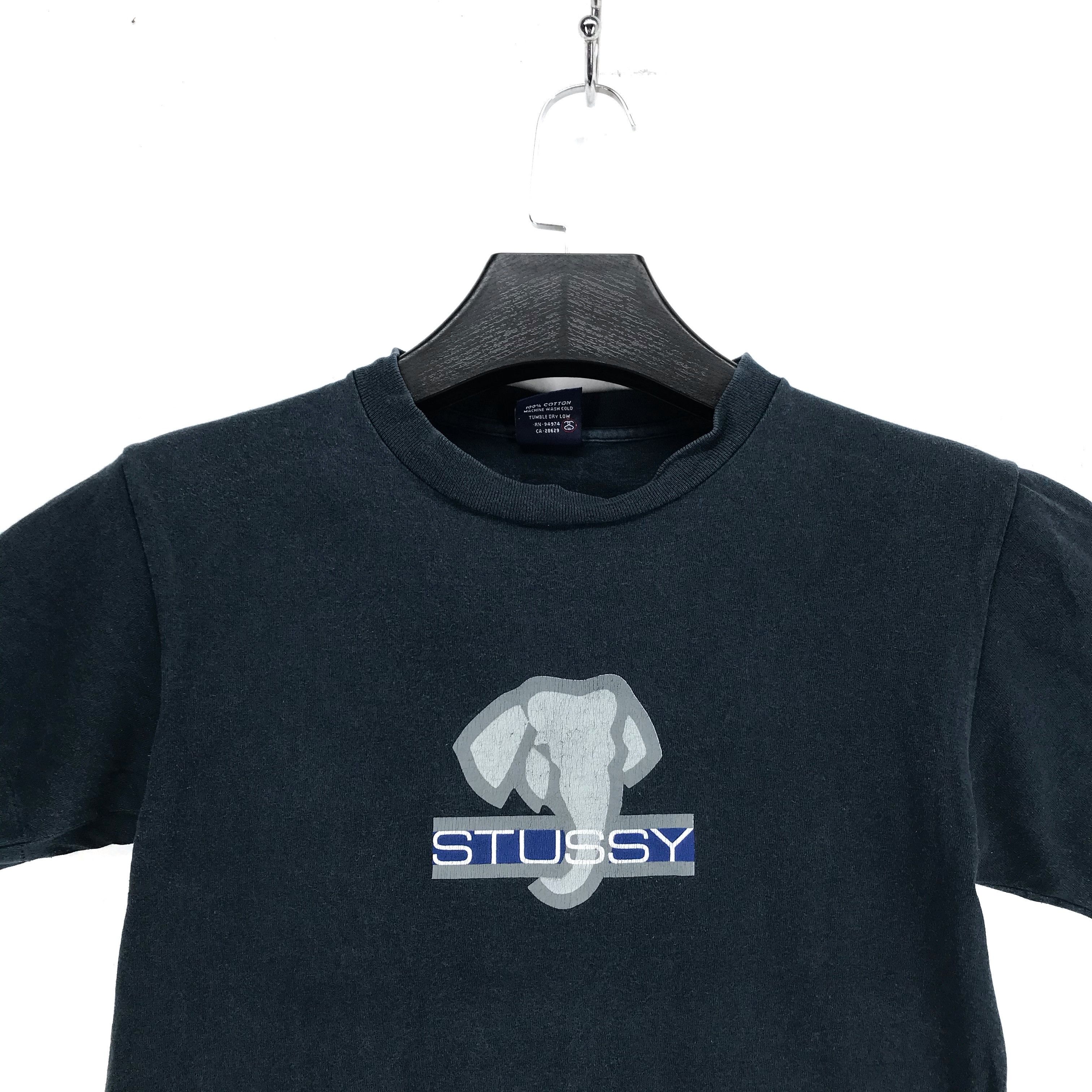Stussy Rare🔥 Stussy Elephant Big Logo Tees #2678-29 Size US S / EU 44-46 / 1 - 2 Thumbnail