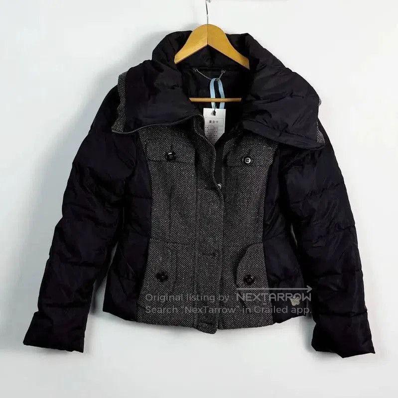 Max Mara MaxMara Black Cotton Women's Down Jacket . Size XXS / US 00 / IT 34 - 1 Thumbnail