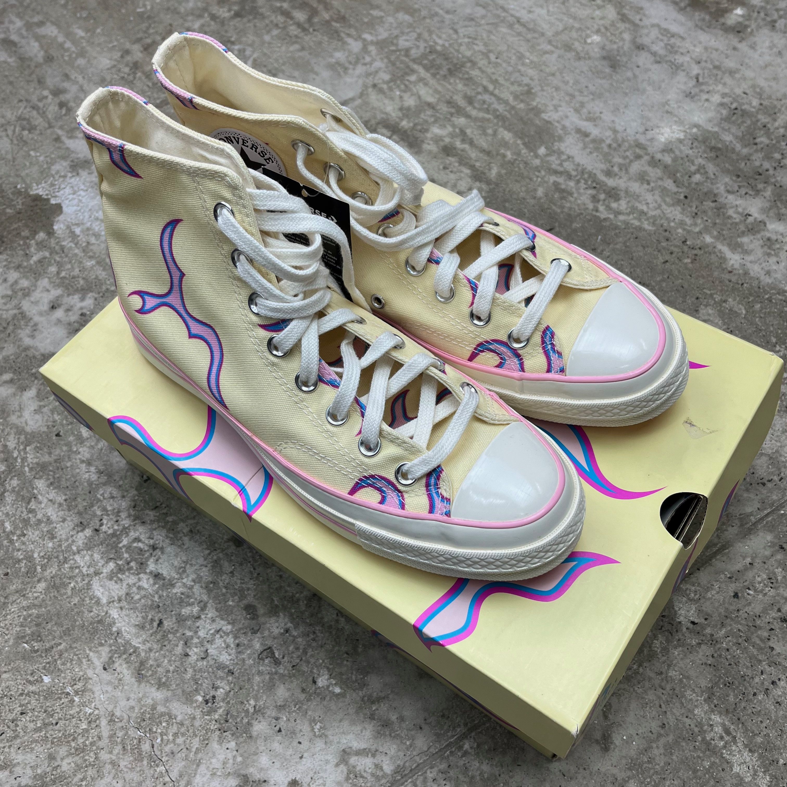 Converse GOLF WANG X CONVERSE CHUCK 70 HI YELLOW SNEAKERS - 5037 Size US 9 / EU 42 - 6 Thumbnail