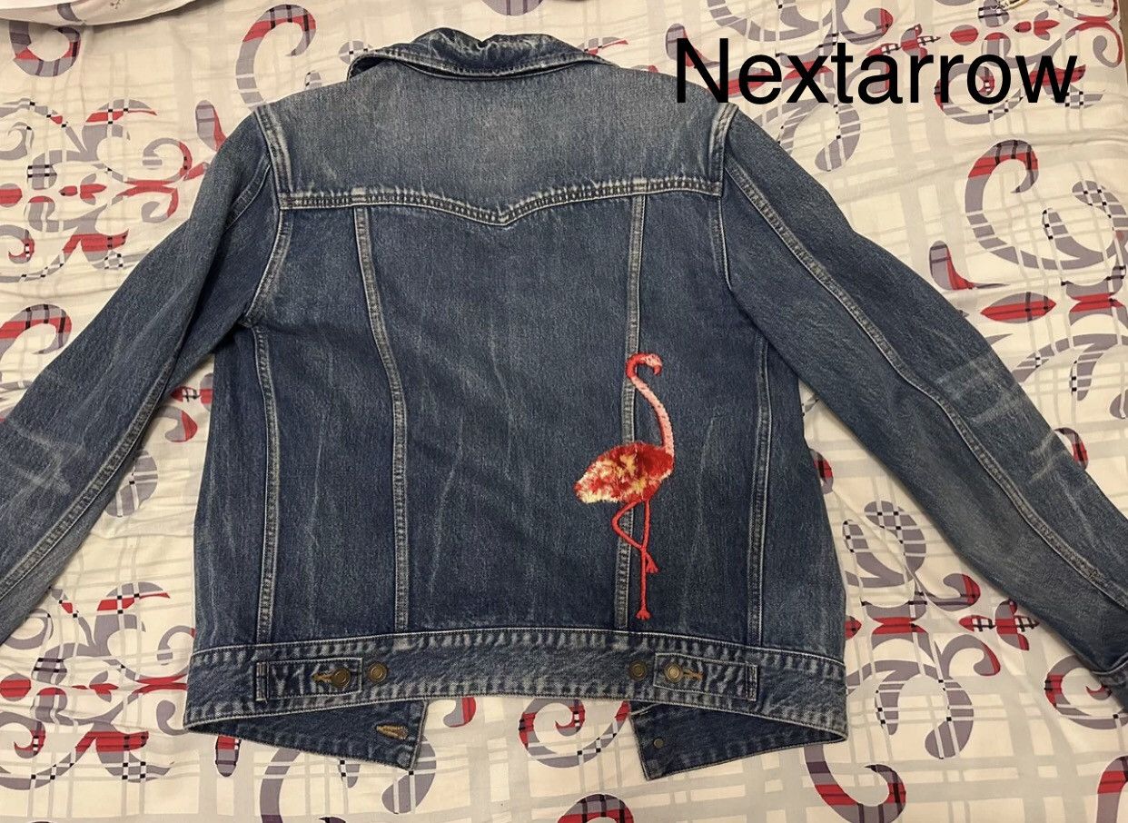 Saint Laurent Paris × Yves Saint Laurent Saint Laurent SLP 17ss embroidered denim jacket Size US M / EU 48-50 / 2 - 2 Thumbnail