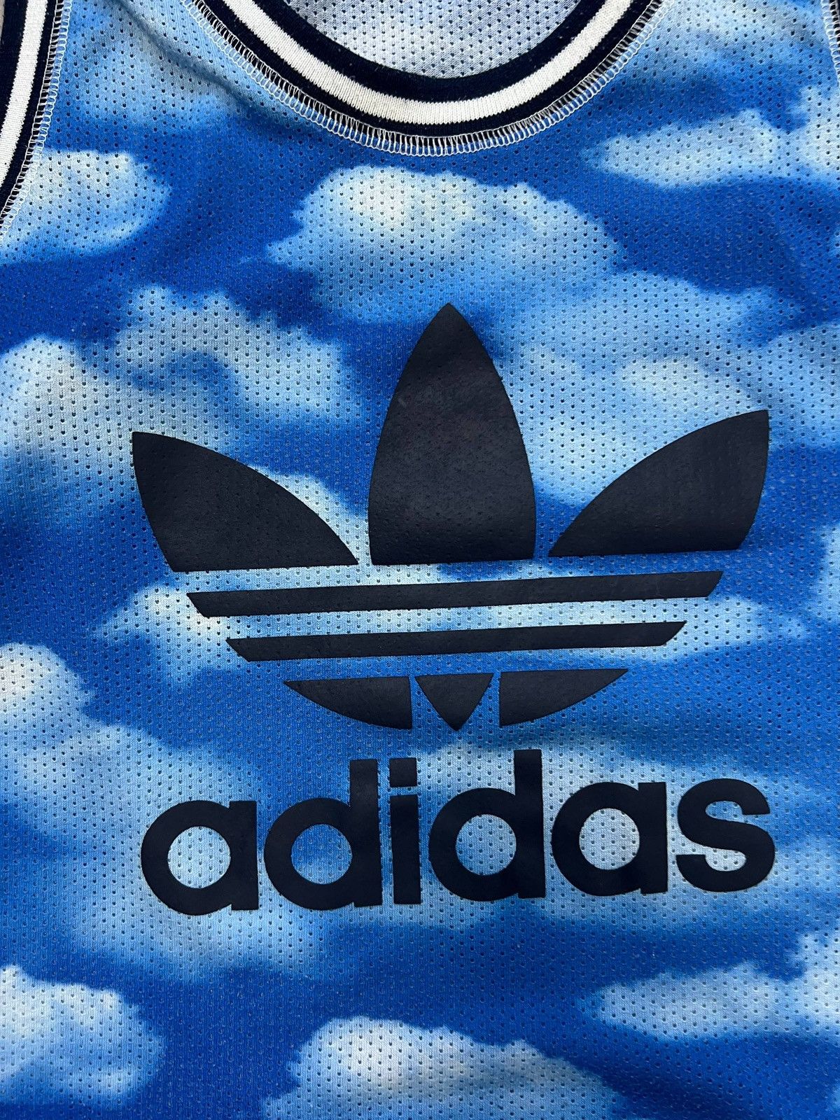 Adidas Adidas Originals T shirt Allover Clouds Vest Basketball S Size US S / EU 44-46 / 1 - 7 Thumbnail