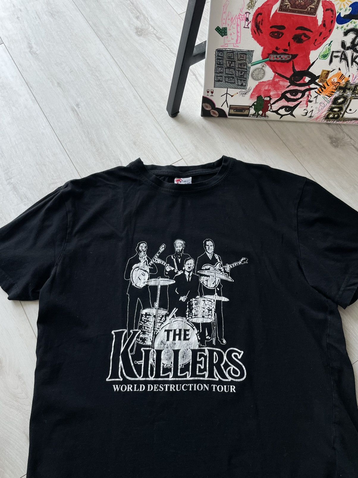 Band Tees Vintage 00’s The killers World Destruction Tour T Shirt RARE Size US M / EU 48-50 / 2 - 3 Thumbnail