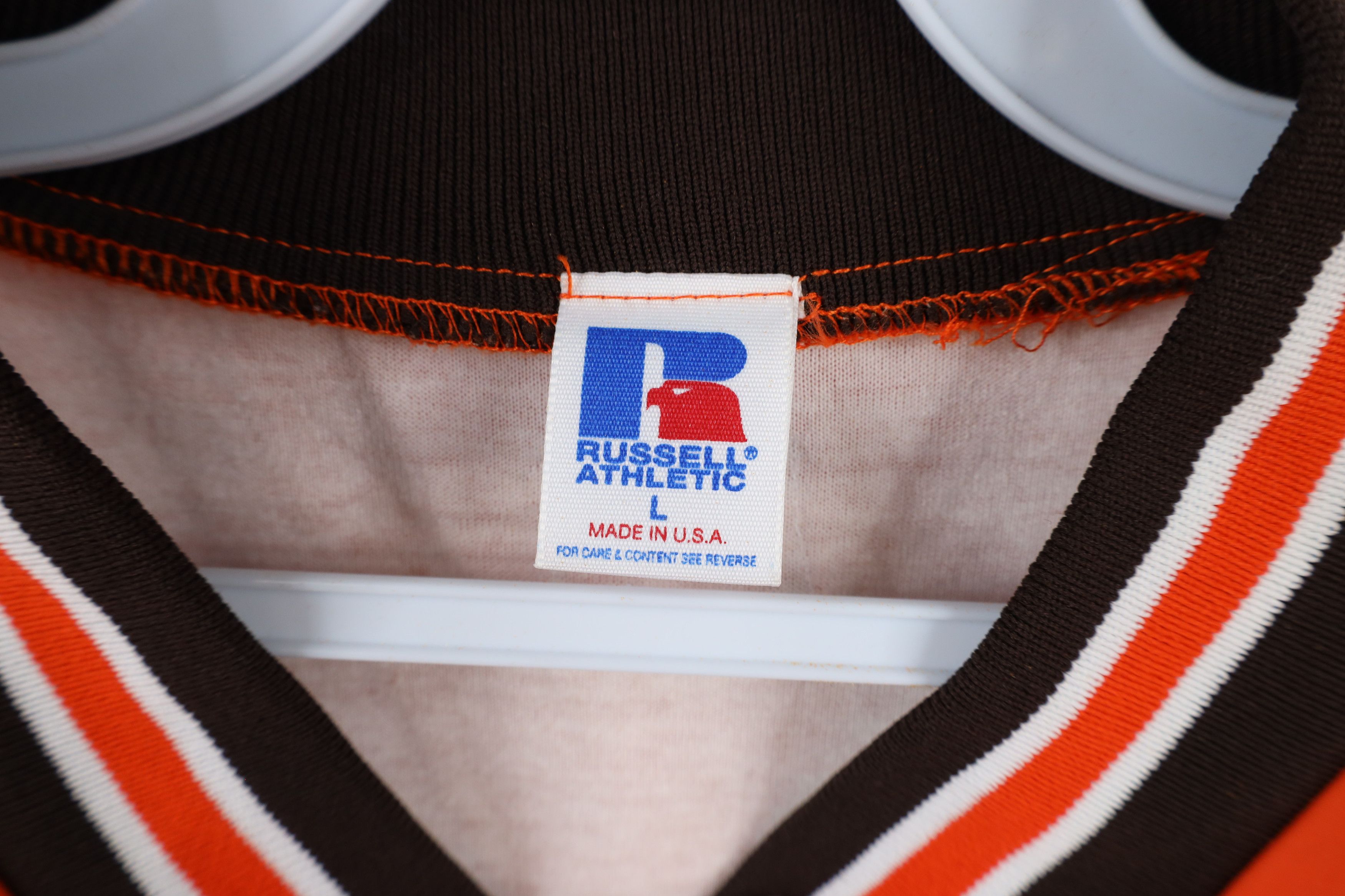 Russell Athletic × Vintage Vintage 90s Russell Athletic Green State University Jacket Size US L / EU 52-54 / 3 - 7 Thumbnail