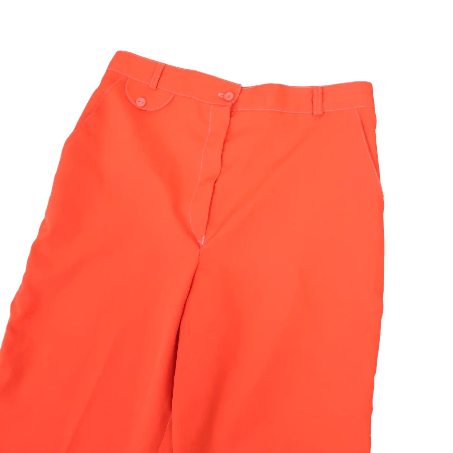 Vintage VINTAGE 80s bright red high rise wide leg balloon pants Pants Women 32" Red Solid Wide-Leg High Rise 80s Womens Mens? Size 36" / US 14 / IT 50 - 2 Thumbnail