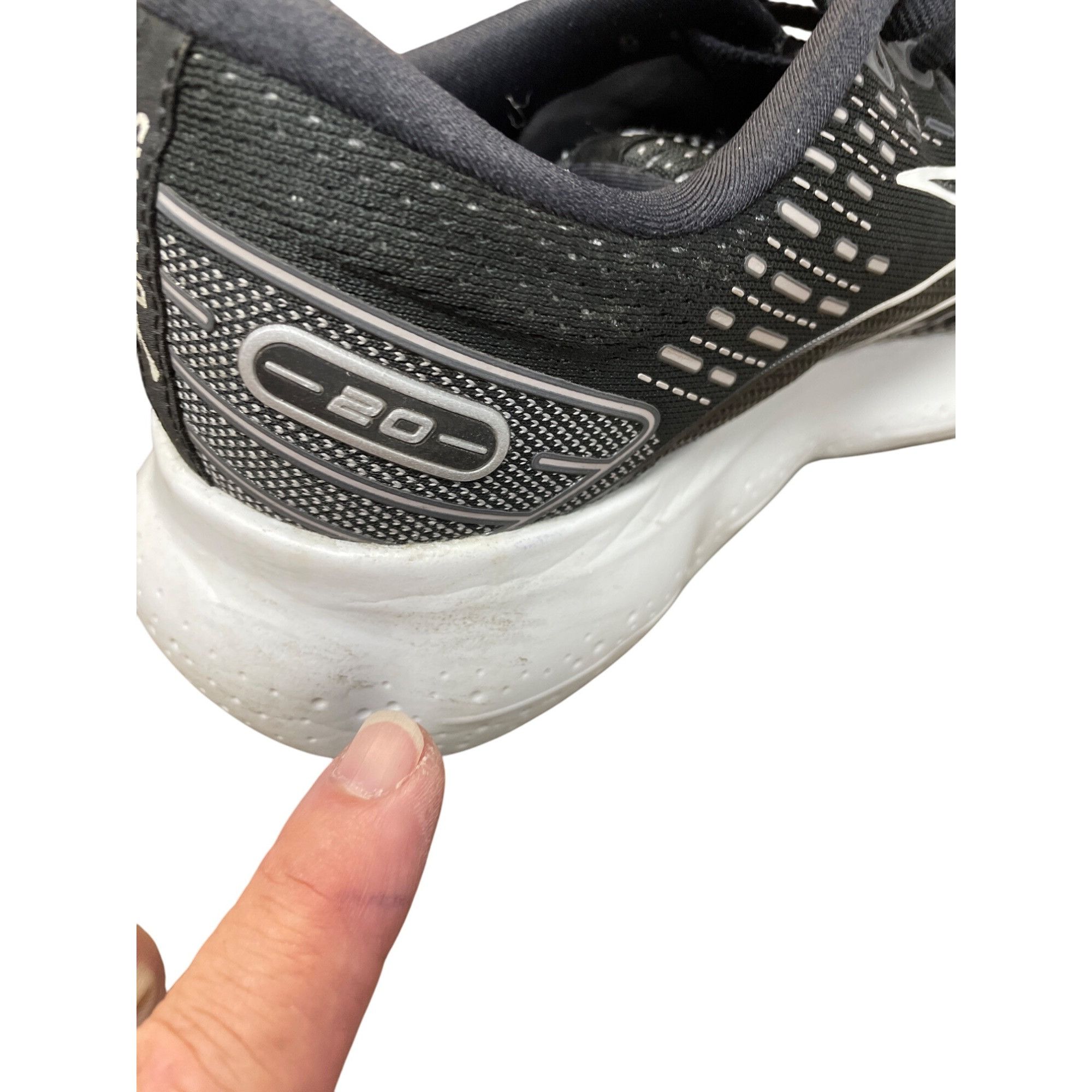 Brooks Brooks Glycerin 20 Womans Black White Running Shoes sneakers Size US 11 / IT 41 - 16 Thumbnail