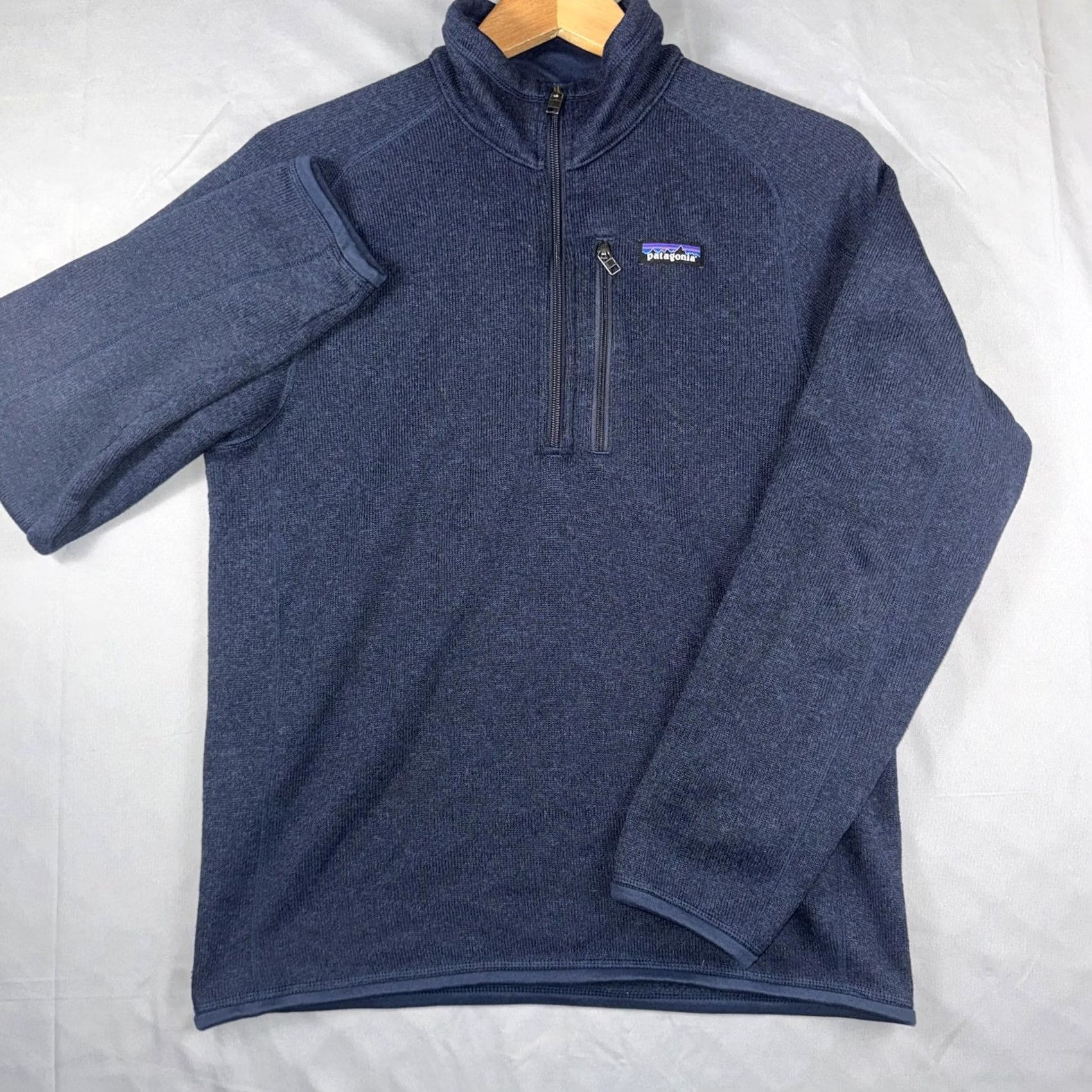 Patagonia Patagonia Pullover Hoodie Mens Small Blue 1/4 Zip Fleece Hiking Regular Fit Raglan Sleeve Mock Neck Pocket Size US S / EU 44-46 / 1 - 2 Thumbnail