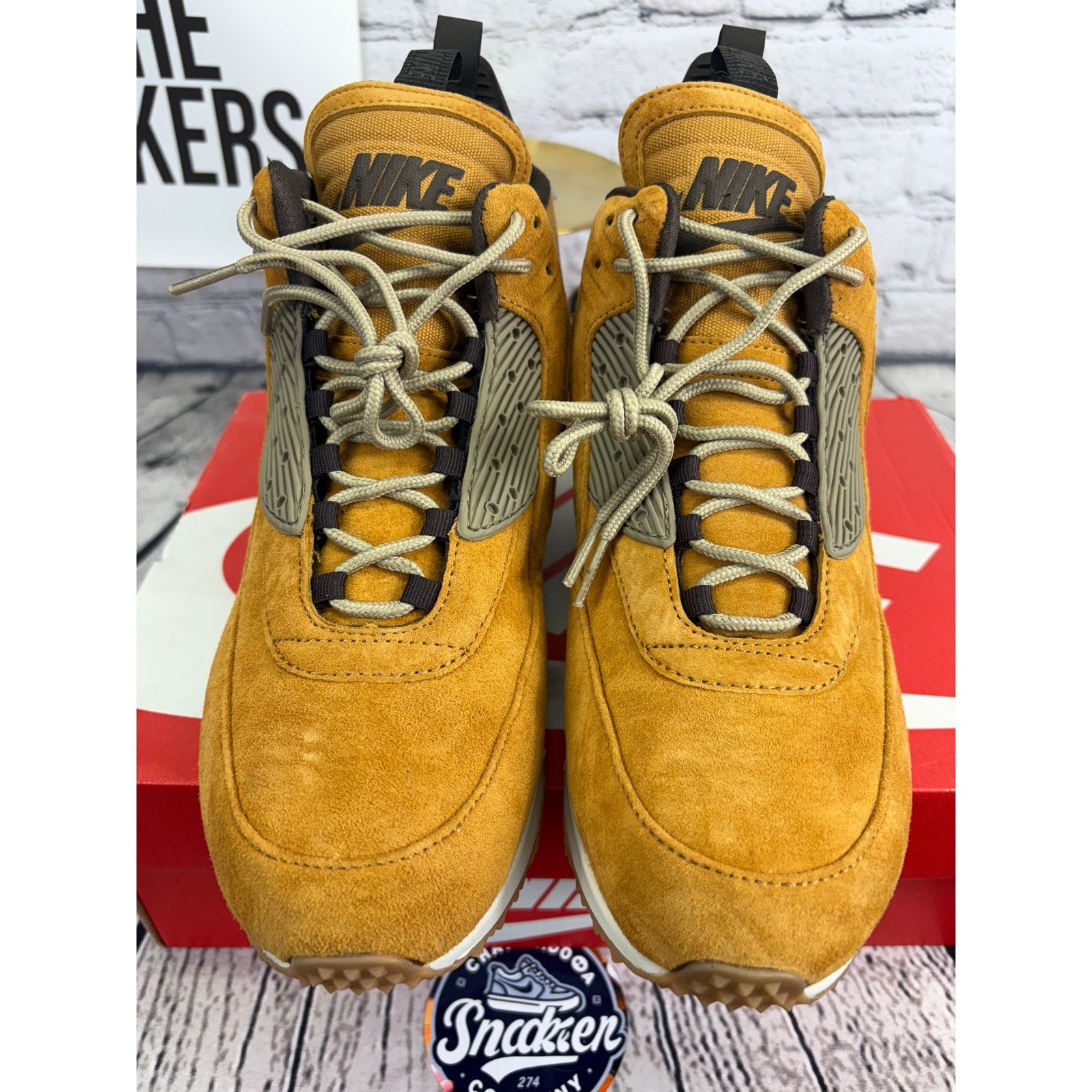 Nike Nike Air Max 90 Sneakerboot 2015 Shoes Men 7.5 Brown Sneaker Size US 7 / EU 40 - 2 Thumbnail