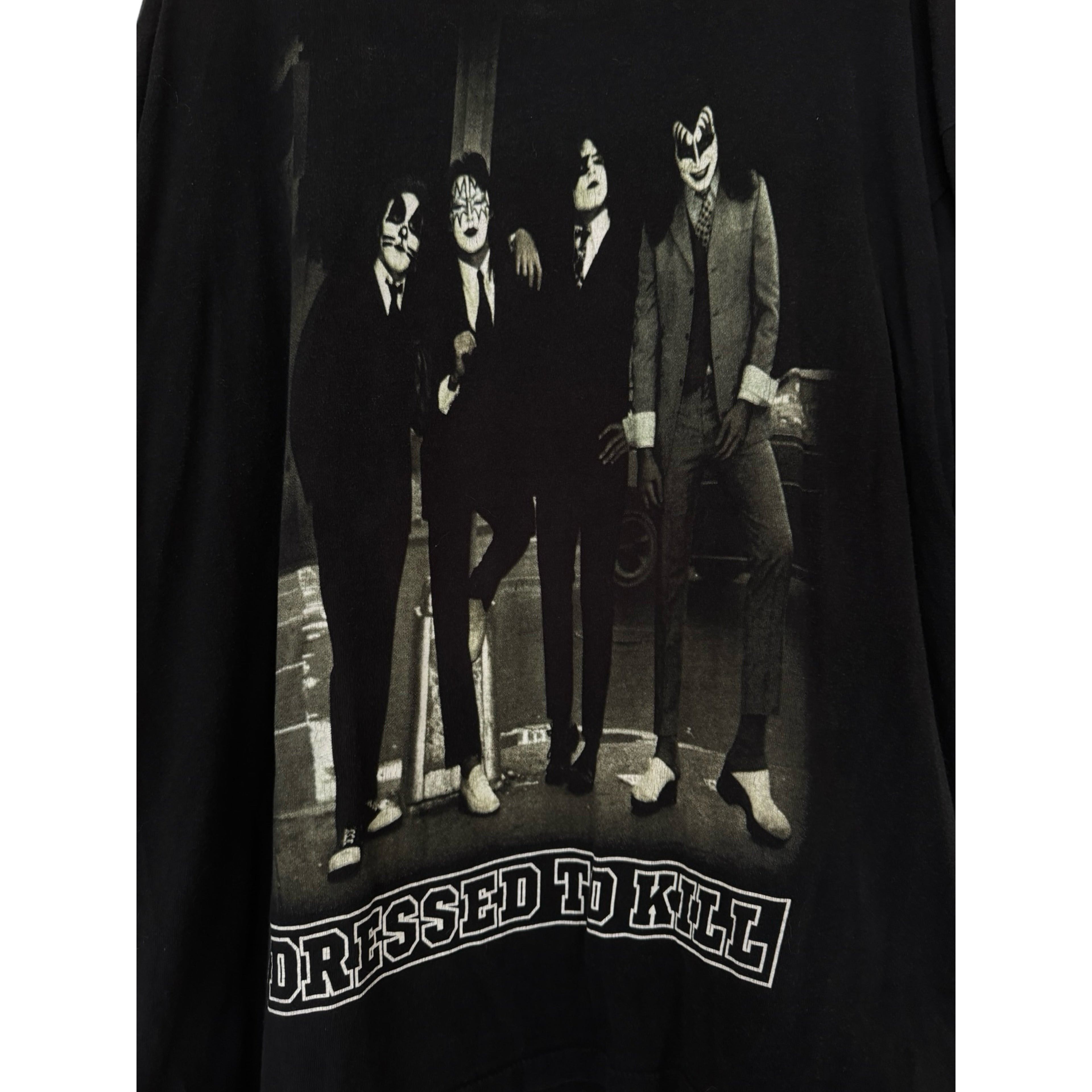 Vintage KISS Dressed To Kill Tee Size US XXL / EU 58 / 5 - 5 Thumbnail