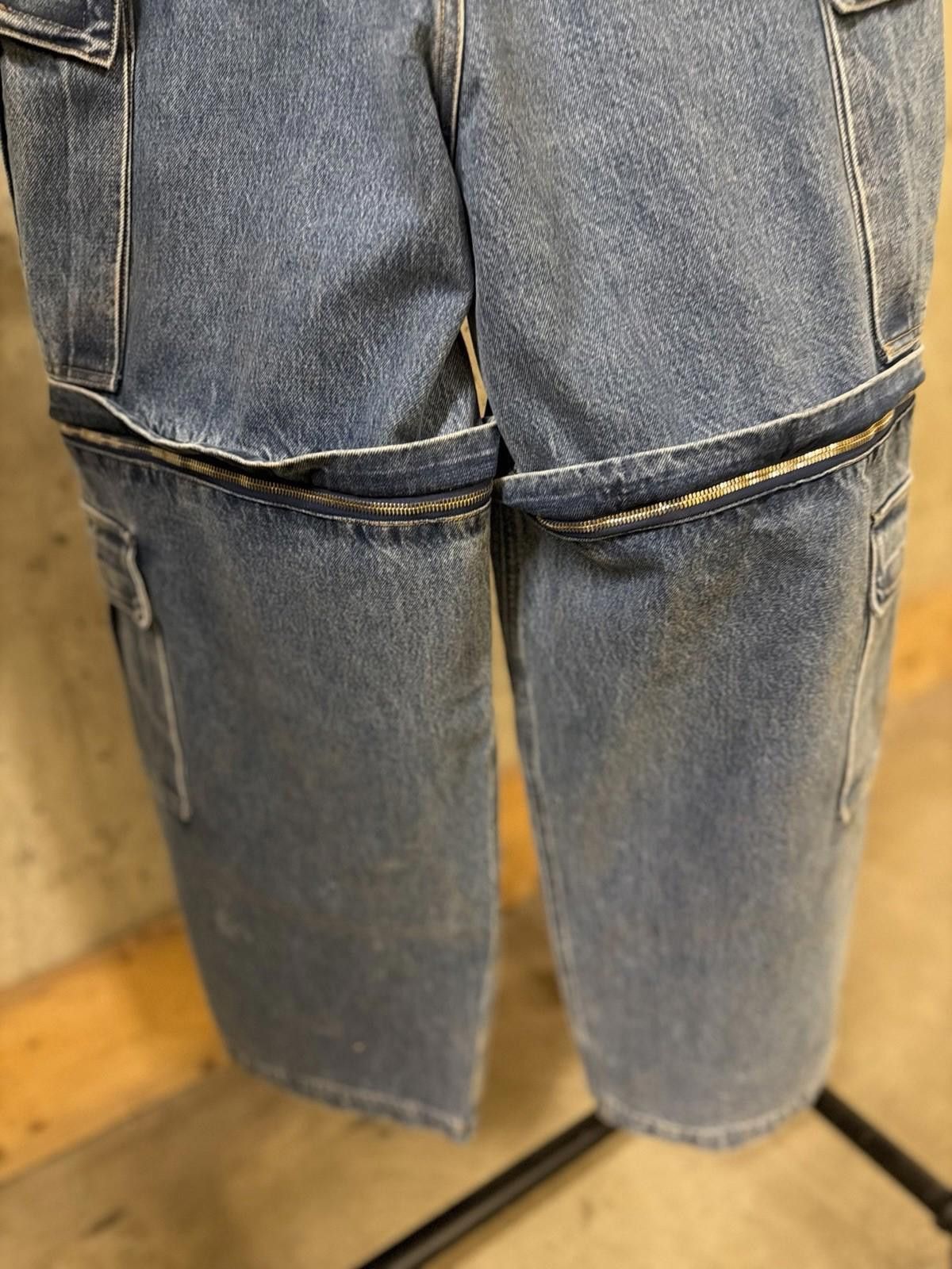 Vetements Vetements Wide-Leg Light BIG Blue Denim Jeans + Shorts Size 31" - 11 Thumbnail