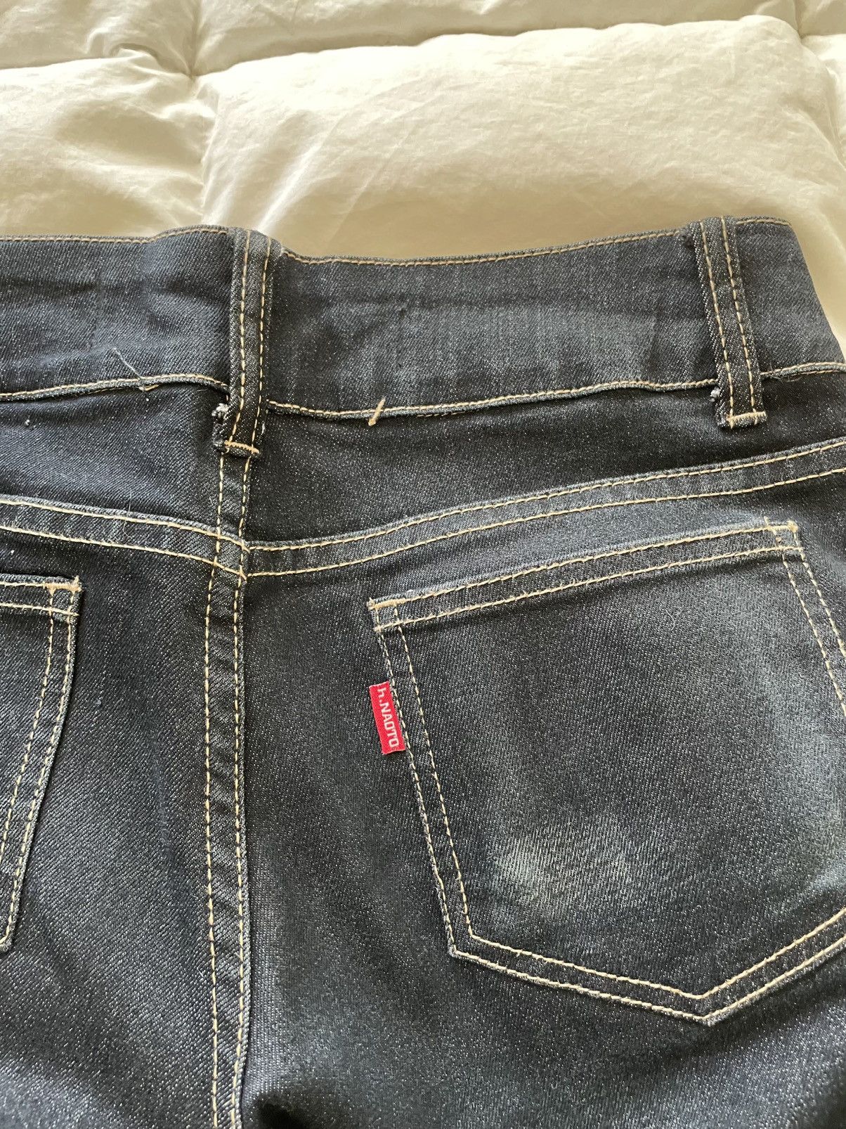 Japanese Brand h.NAOTO Distressed Denim Size US 29 - 6 Thumbnail