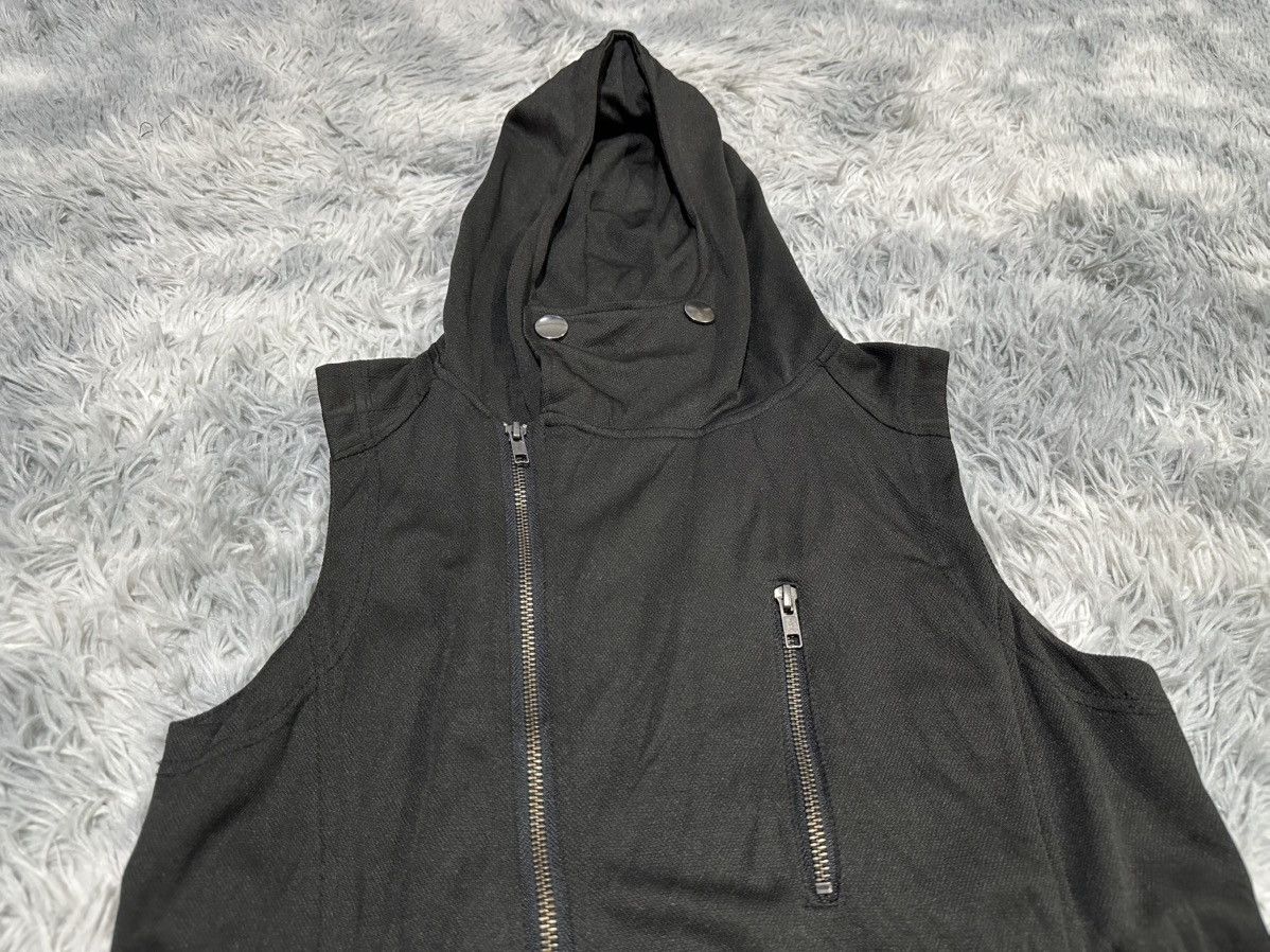 If Six Was Nine 🔥Sick Y2K Ricend Asymmetric Ninja Vest Hooded Vkei Goth Punk Size US S / EU 44-46 / 1 - 3 Thumbnail