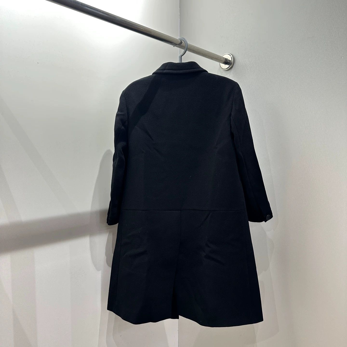 Miu Miu MIU MIU solid wool single-breasted notched coat 40 feb470 Size S / US 4 / IT 40 - 2 Thumbnail