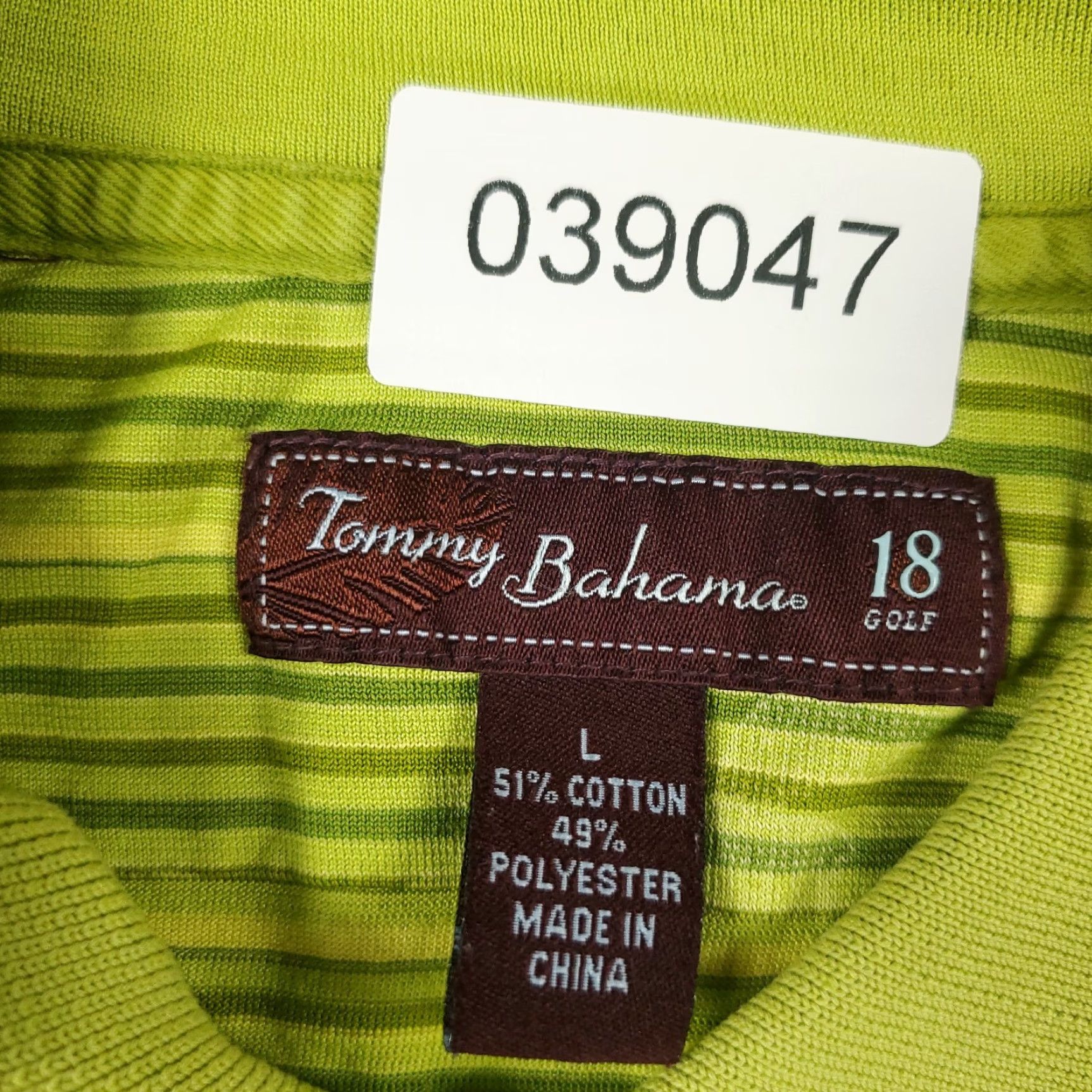 Tommy Bahama Tommy Bahama Polo Shirt Mens Large Green Striped Casual Short Sleeve Polo Shirt Mens Large Green Striped Casual Short Sleeve Size US L / EU 52-54 / 3 - 6 Thumbnail