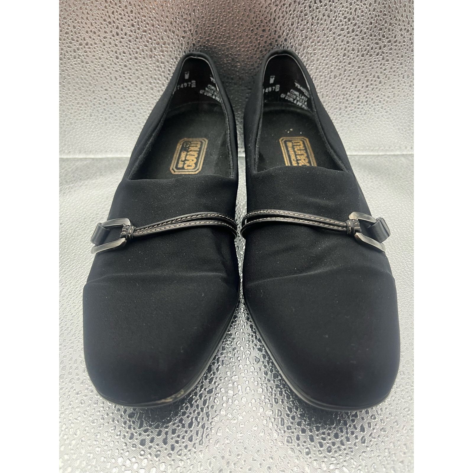 Unknown London Munro Women's Cindi Black Stretch Fabric Shoes Heels Size 7 Size US 7 / IT 37 - 3 Thumbnail