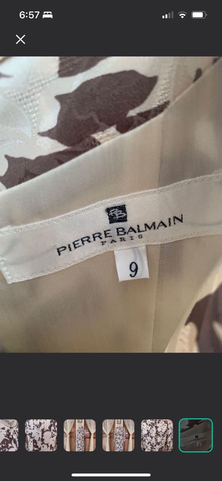Pierre Balmain Pierre Balmain Vintage Silk Dress Size M / US 6-8 / IT 42-44 - 9 Thumbnail