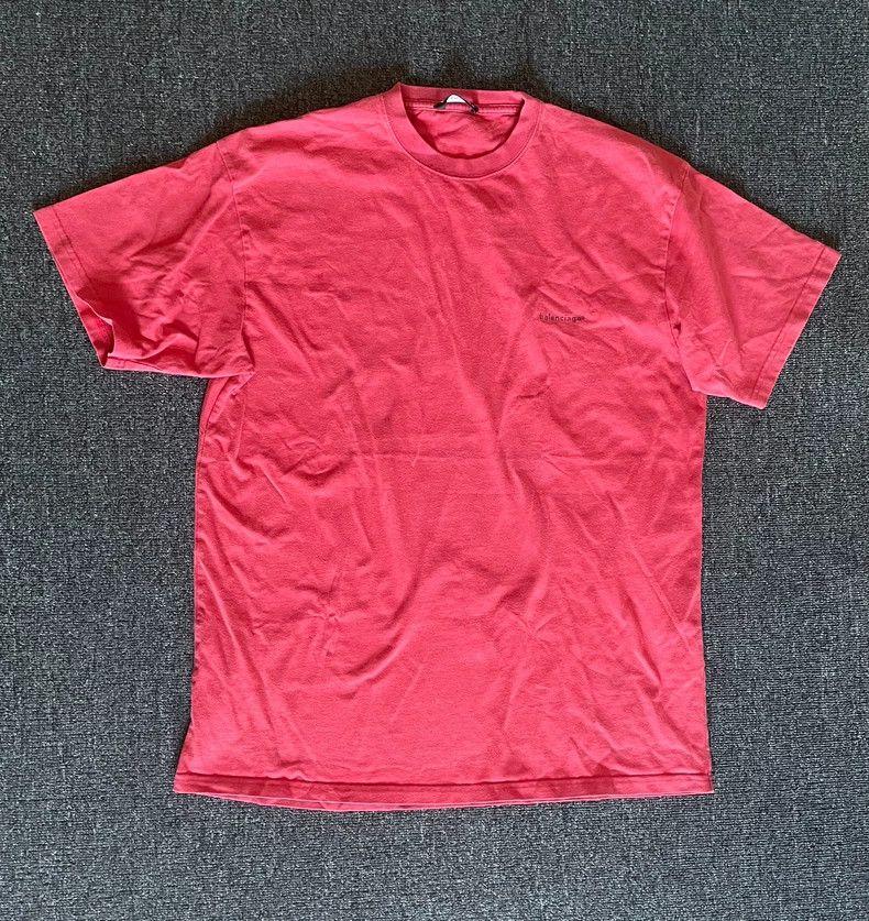 Balenciaga Balenciaga Red Short Sleeve T-Shirt-yf Size US XS / EU 42 / 0 - 1 Thumbnail