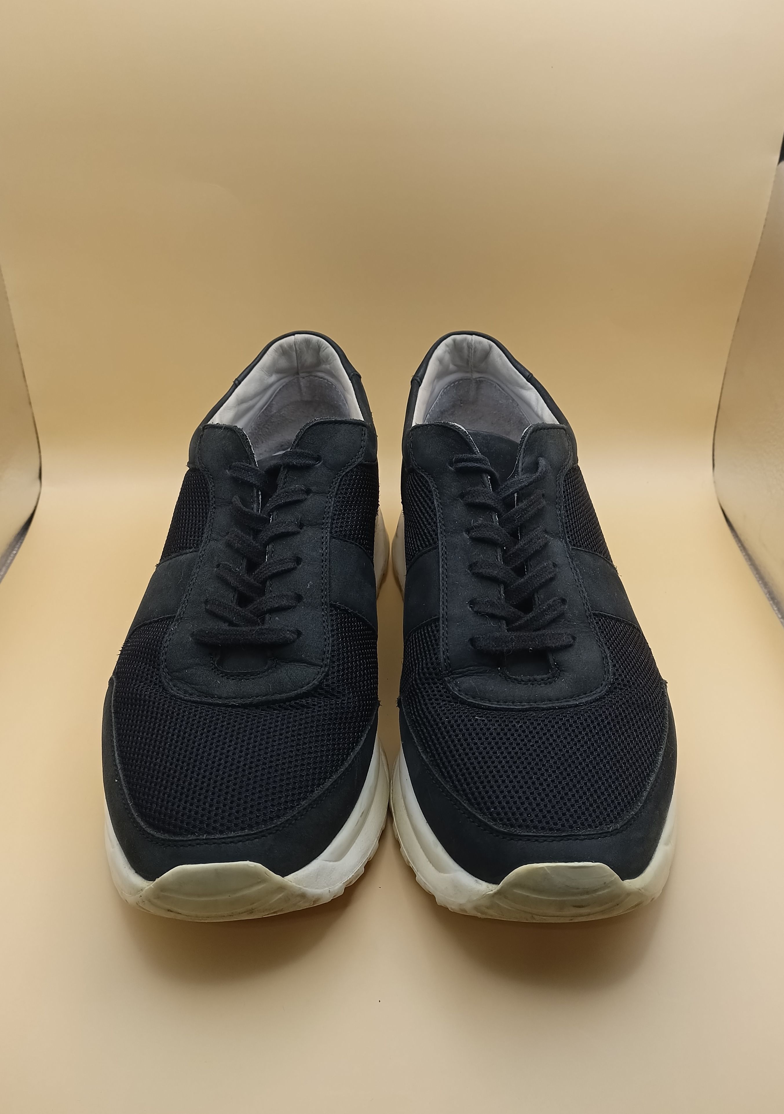 Common Projects Common Projects Black Suede/Nylon Lace Up Sneakers EU 42 Size US 9 / EU 42 - 3 Thumbnail