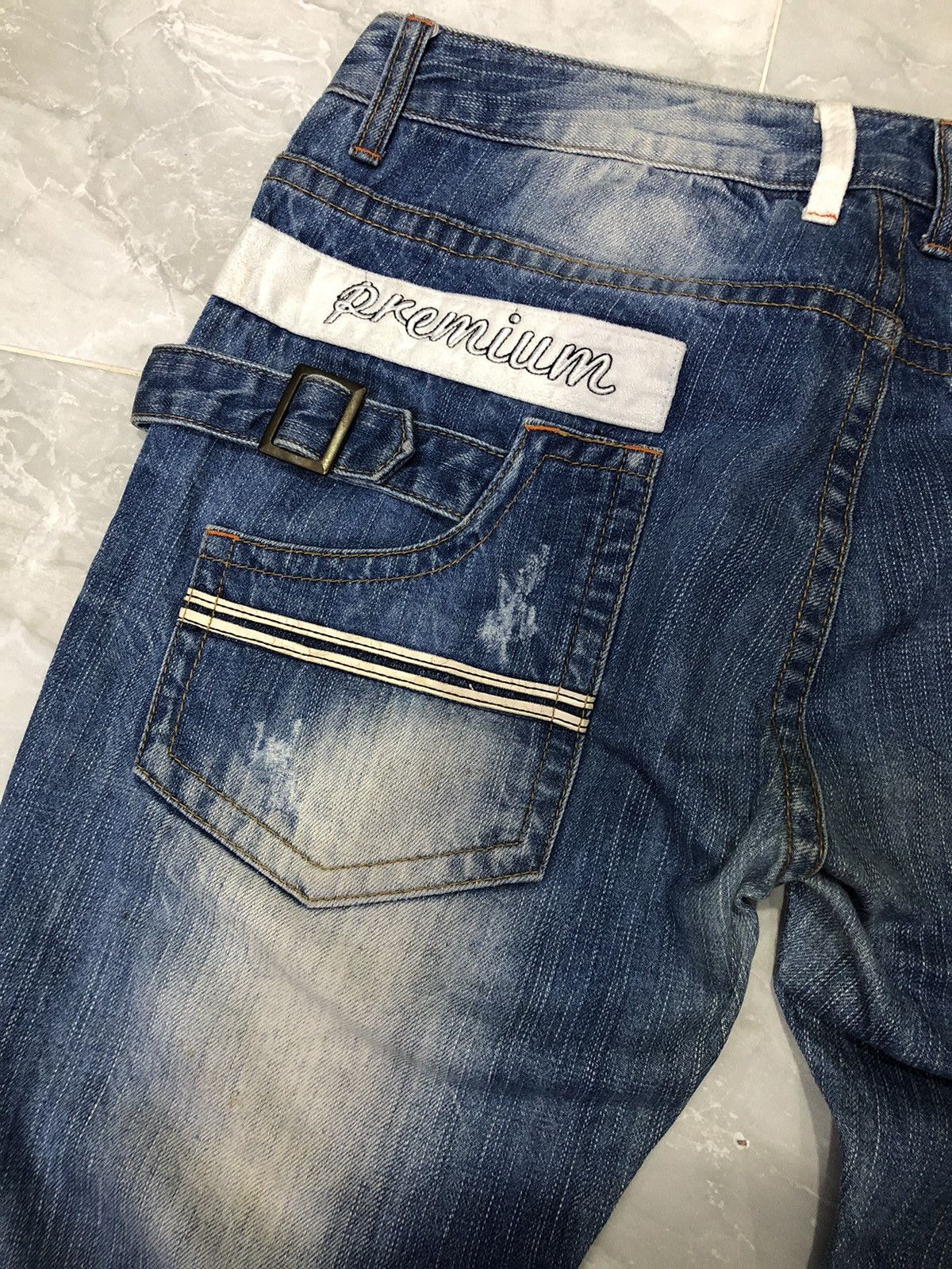 Hysteric Glamour Vintage Classical Elf Jeans with Rear Buckles Size US 34 / EU 50 - 12 Thumbnail