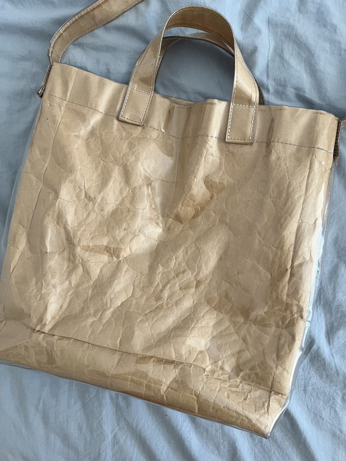 Comme des Garcons Comme Des Garcon PVC Paper Tote Bag Size ONE SIZE - 10 Thumbnail