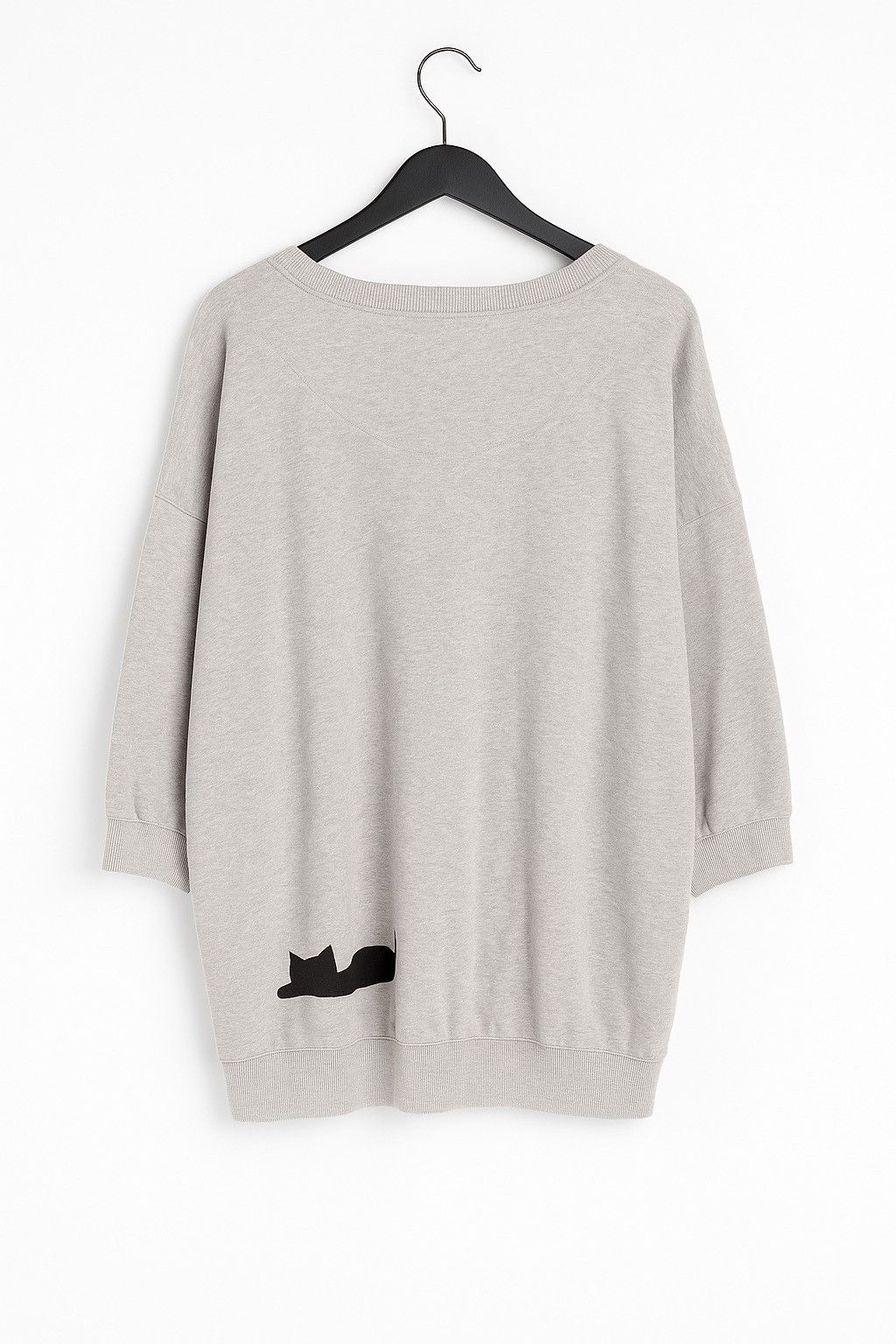 Tsumori Chisato Tsumori Chisato Cats Oversized Light Grey Pullover – Casual Size M / US 6-8 / IT 42-44 - 2 Thumbnail