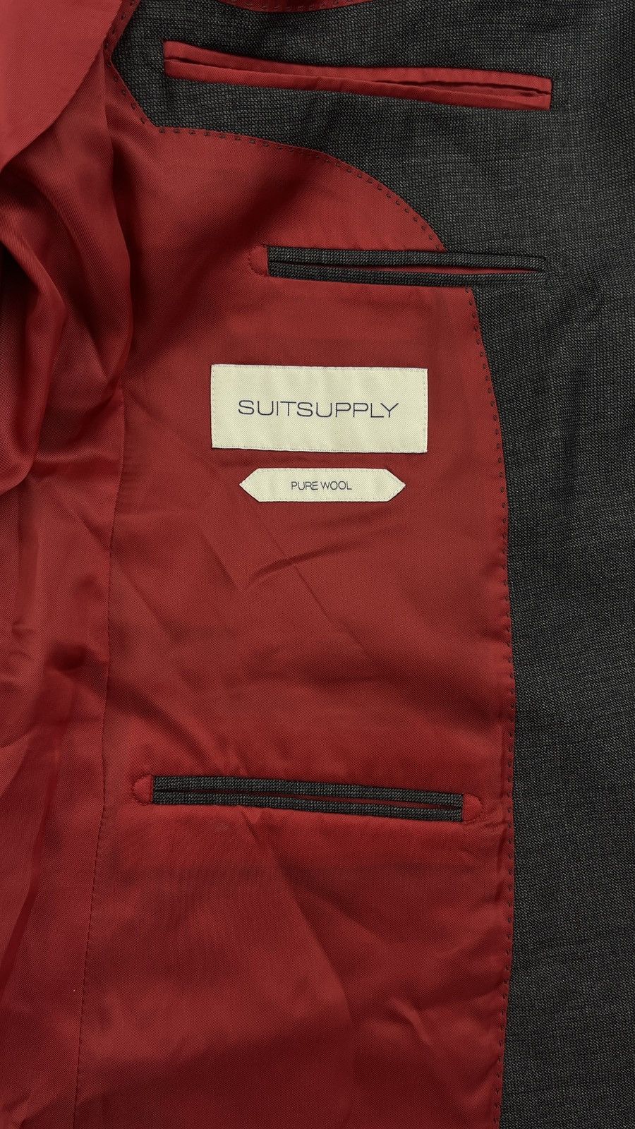 Suitsupply Suitsupply Sienna Gray Suit Jacket Size 38R - 12 Thumbnail