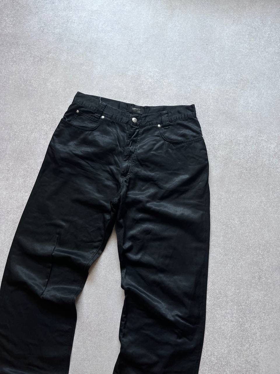 Versace Vintage Versace Silk Baggy Pants Y2K 34 + Dolce Embroidery Size US 34 / EU 50 - 9 Thumbnail