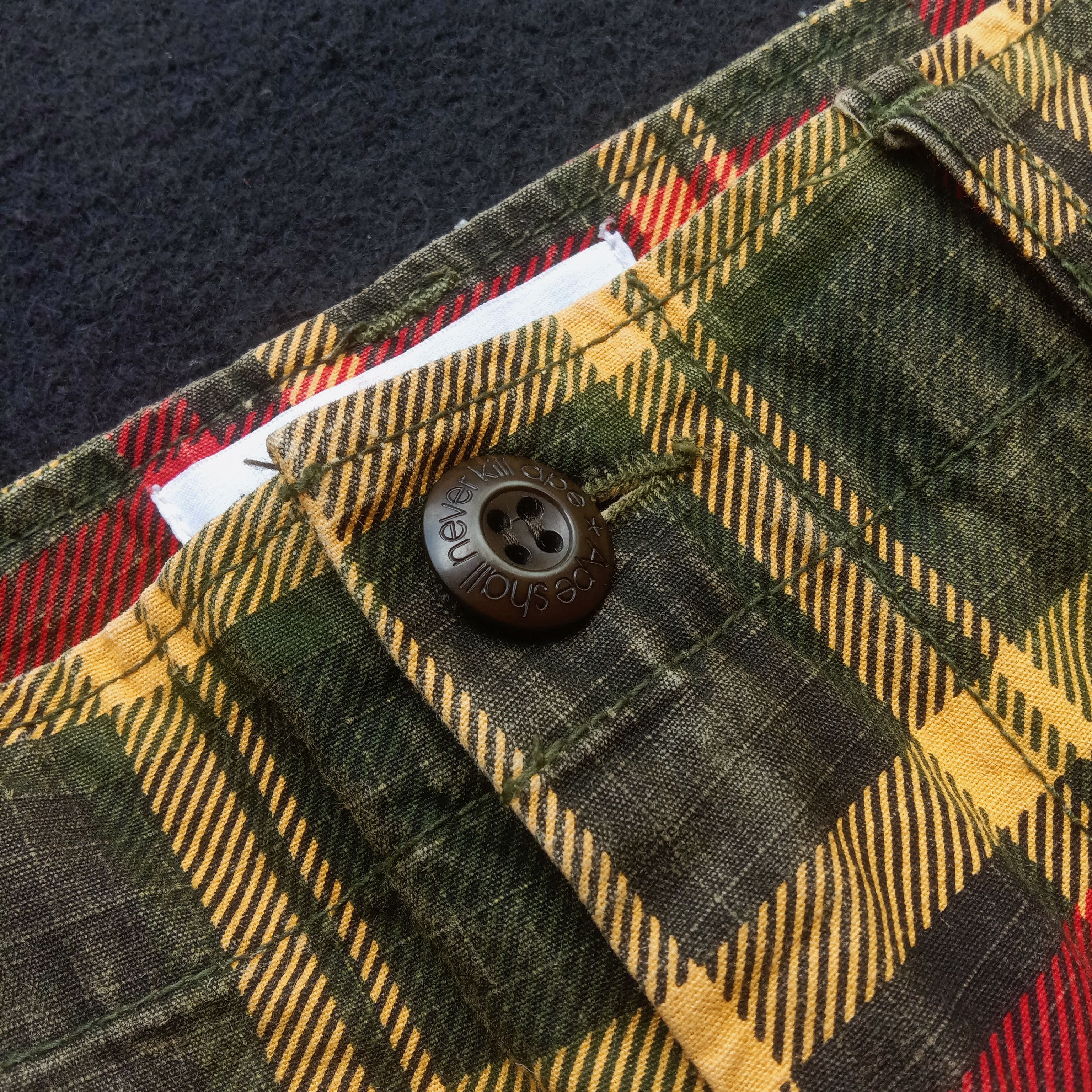 Bape 2008 Bape x Isetan Check Cargo Shorts Size US 32 / EU 48 - 6 Thumbnail