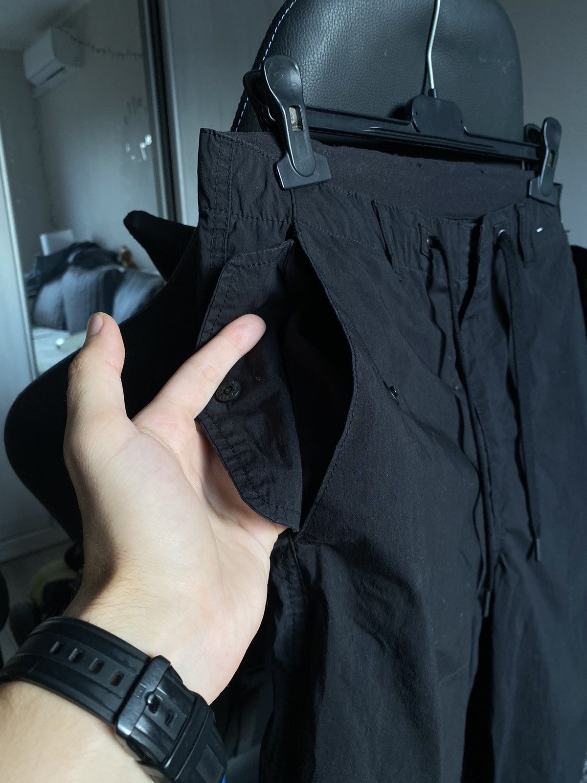 Uniqlo Cargo military black pants regular Size US 30 / EU 46 - 5 Thumbnail