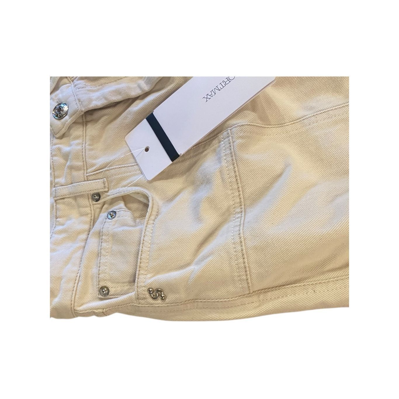 Sportmax SPORTMAX Etuania Trouser in Ivory Size 26 NWT Size 26" / US 2 / IT 38 - 8 Thumbnail