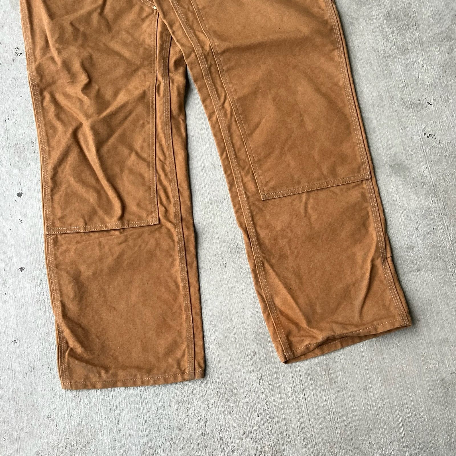 Carhartt × Vintage Carhartt brown double knee work wear carpenter pants Size US 34 / EU 50 - 3 Thumbnail