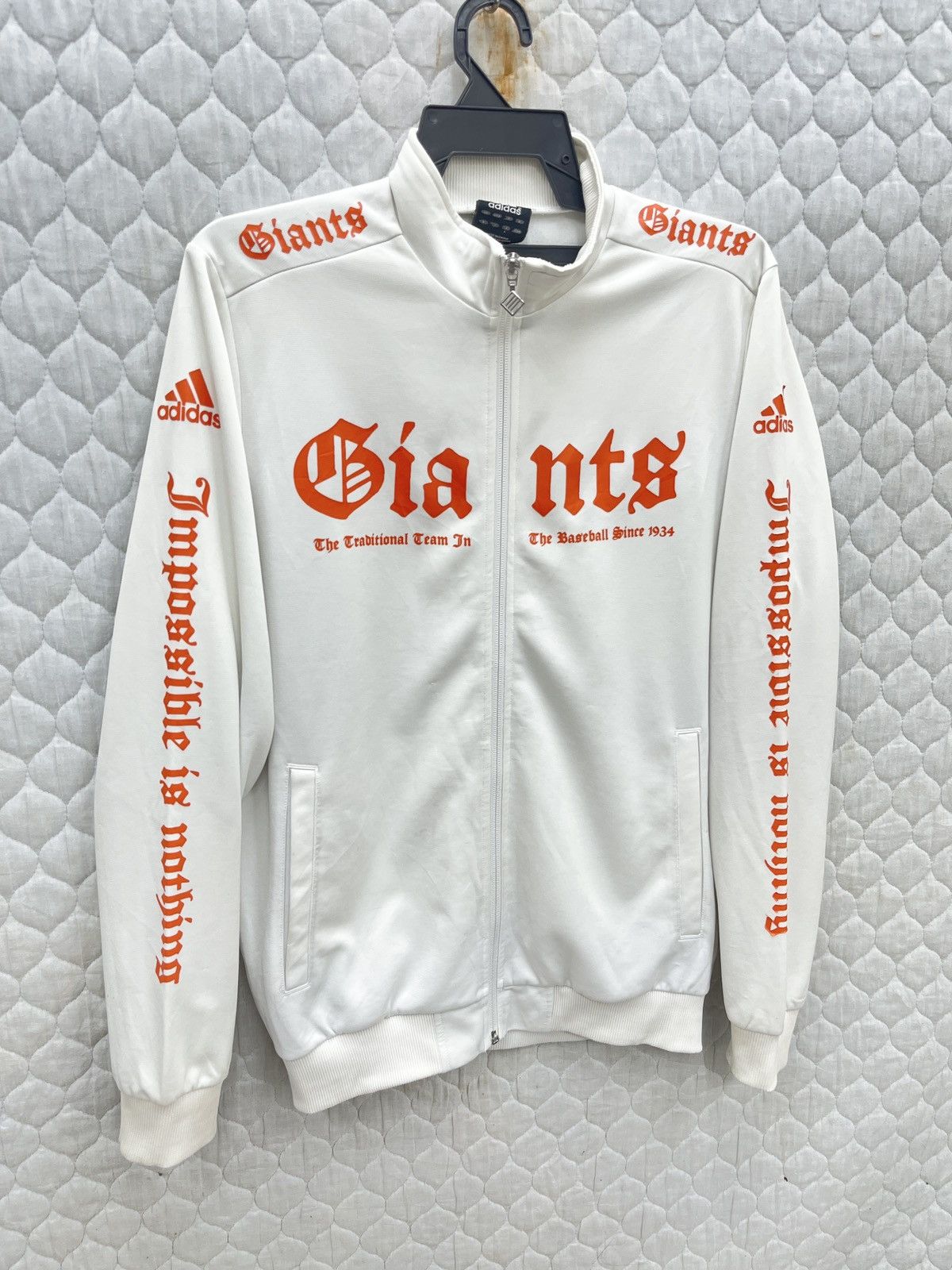 Adidas 🔥🔥🔥STEALS ADIDAS MLB GIANTS BASEBALL TEAM SWEATER Size US M / EU 48-50 / 2 - 4 Thumbnail