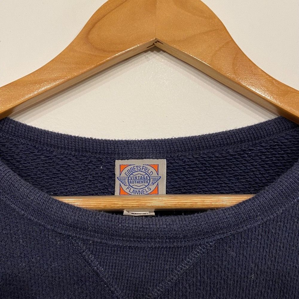 Ebbets Field Flannels Ebbets Fields Black USA Crew Neck Sweater Small Size S / US 4 / IT 40 - 3 Thumbnail