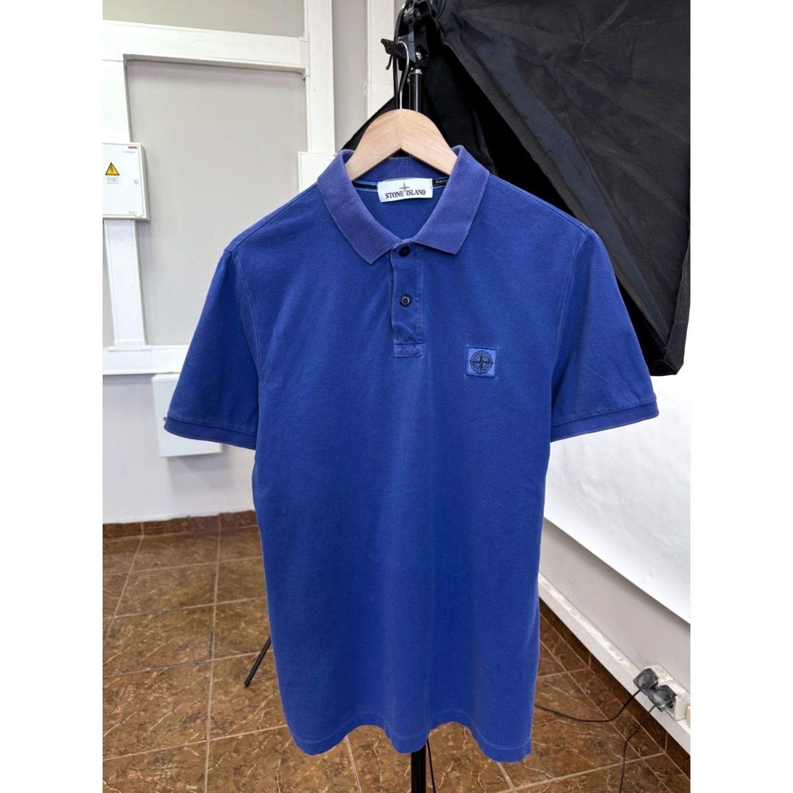 Stone Island Stone Island Patch Program Polo T-Shirt Blue L Mens XS? No—keep to L size; blue Polo T-Shirt Stone Island Patch Program Polo T-Shirt Blue L Mens Size US L / EU 52-54 / 3 - 2 Thumbnail