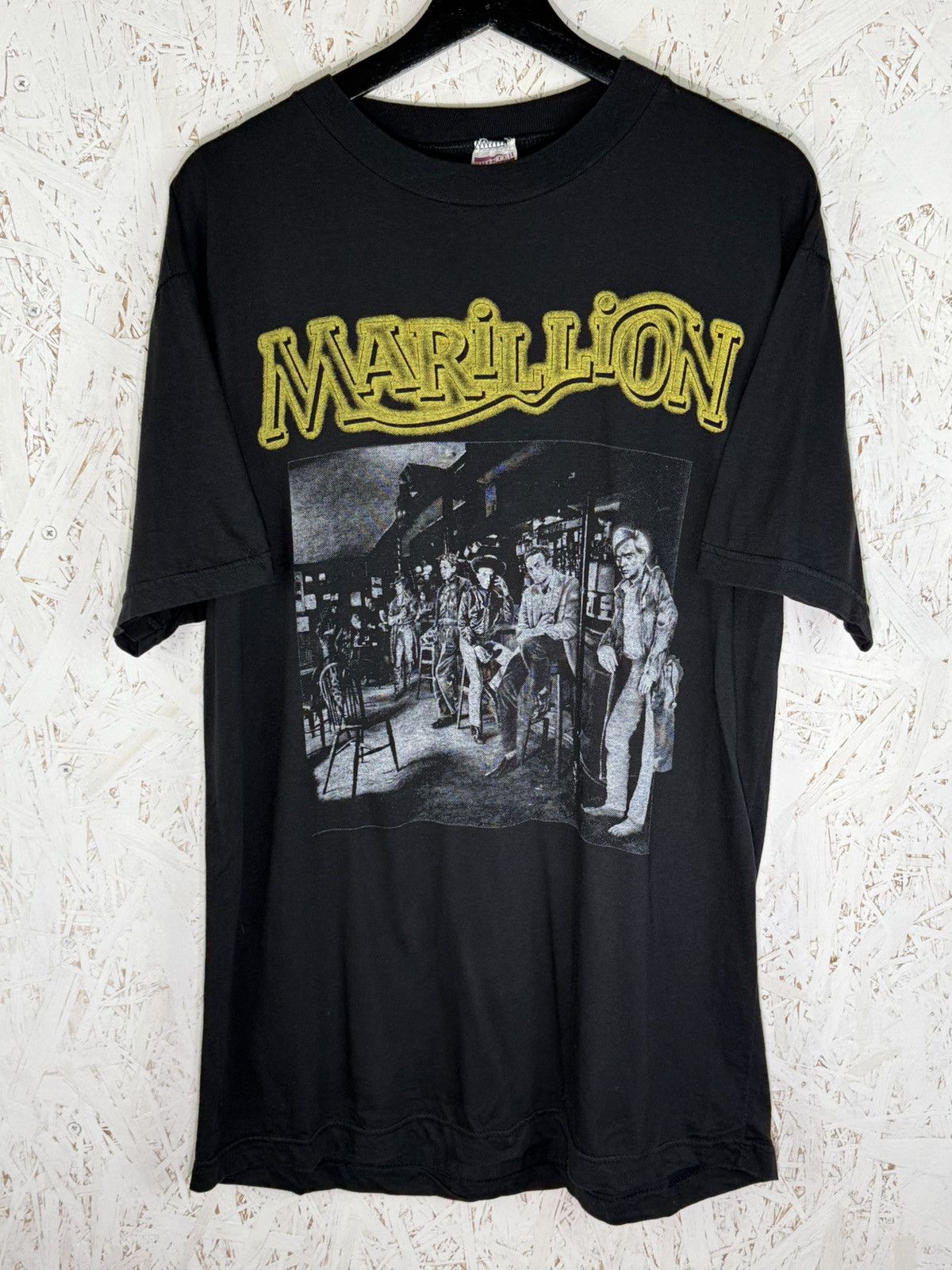 Band Tees Vintage Marillion Shirt Prog Rock Band Tee Rush Yes 
