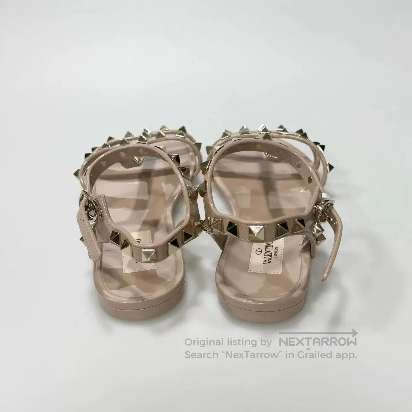 Valentino Valentino Rockstud Rubber Stud Flat Sandals. Size US 6 / IT 36 - 3 Thumbnail